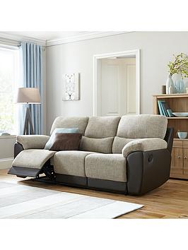 Product photograph of Santori 3 Seater Recliner Sofa from very.co.uk