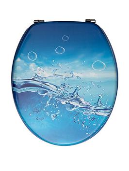 Product photograph of Aqualona Splash Toilet Seat from very.co.uk