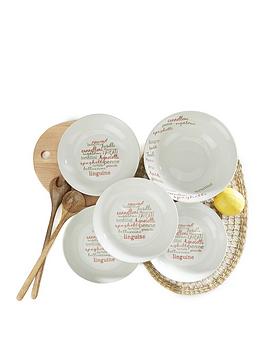 Product photograph of Waterside Italian 5 Piece Pasta Bowl Set from very.co.uk