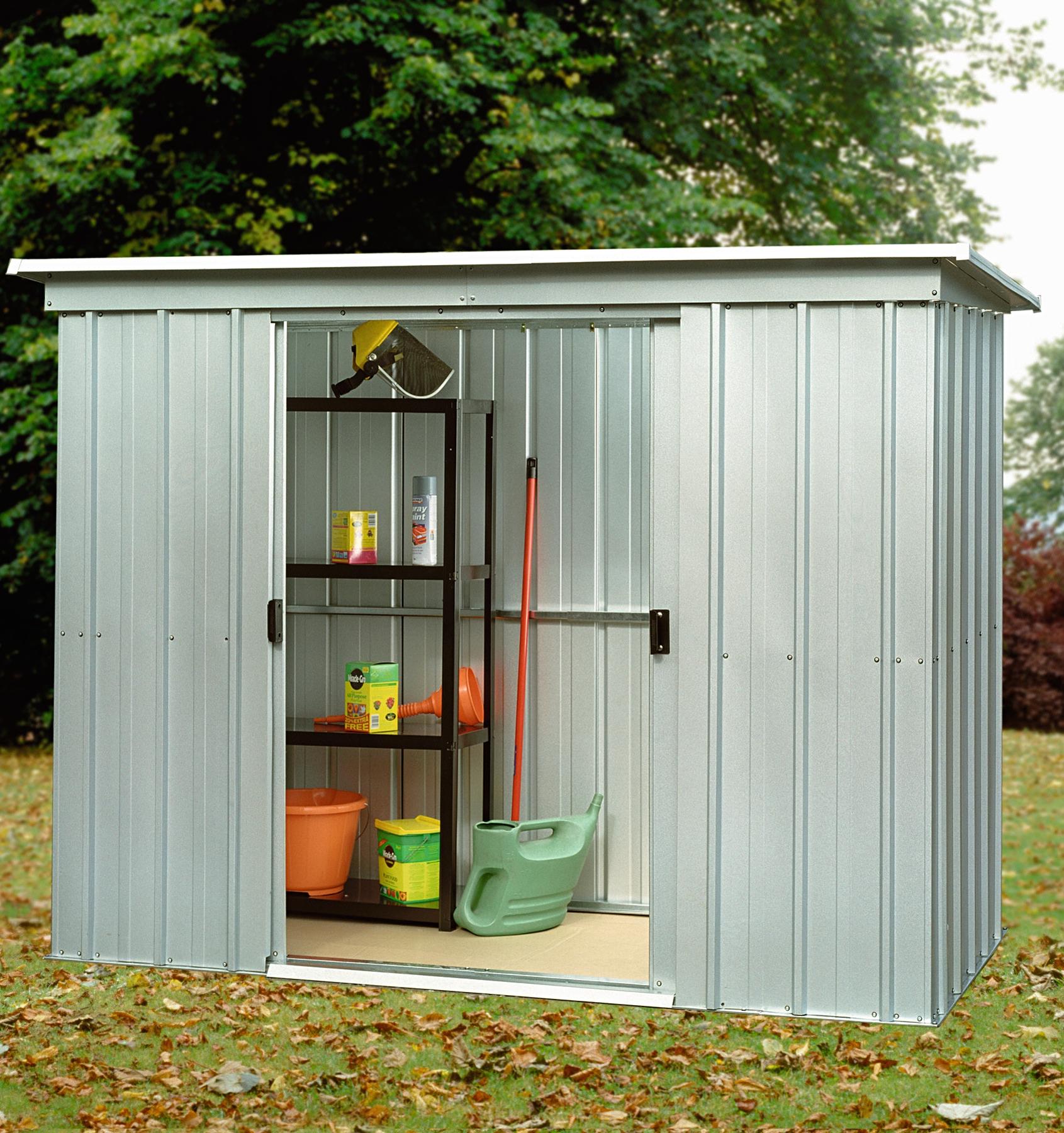 Metal Pent Roof Shed