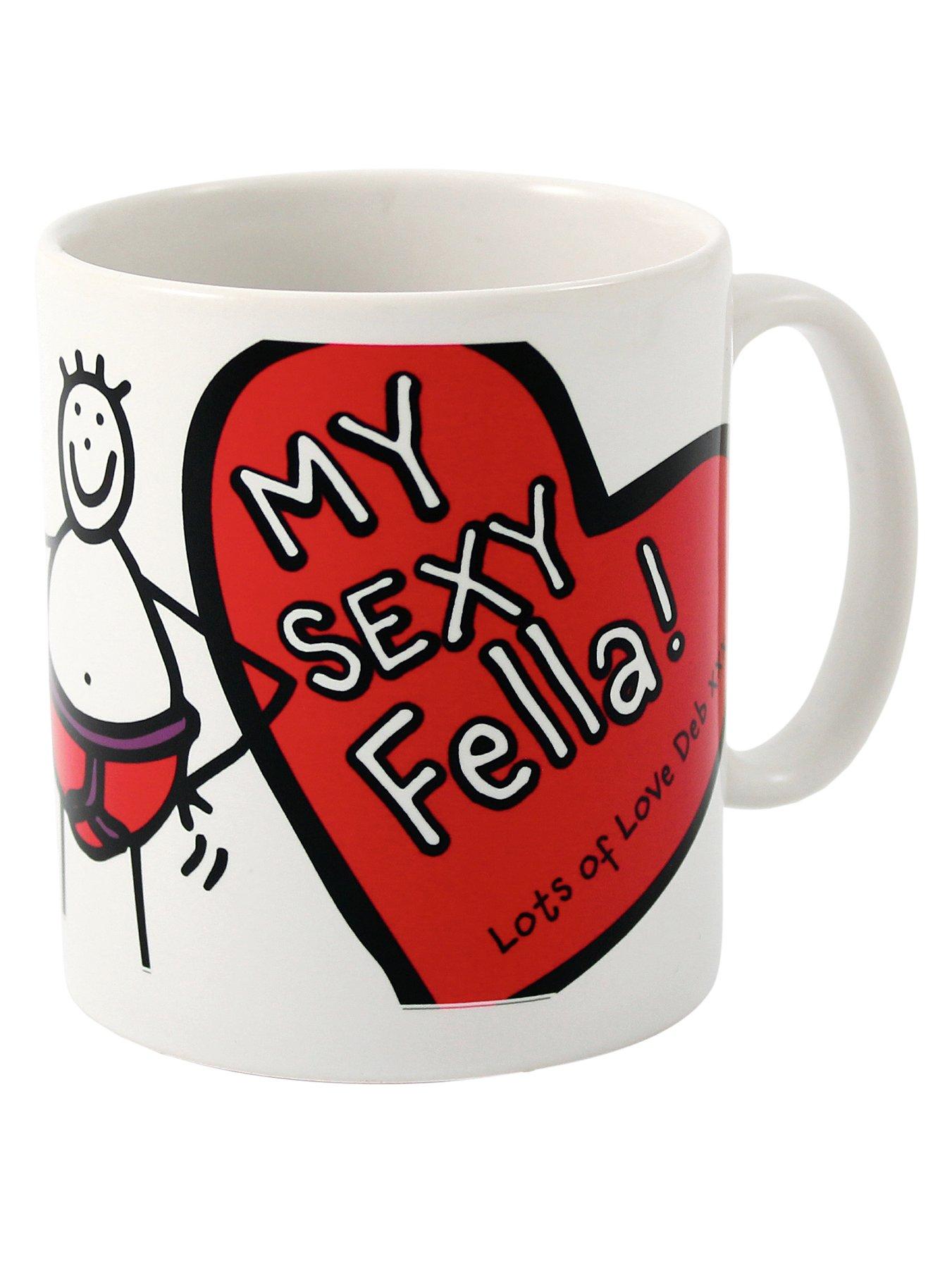 Personalised Purple Ronnie Sexy Fella Mug Personalised Purple Ronnie Sexy Fella Mug