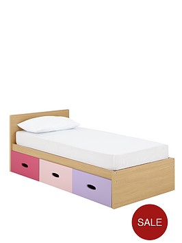 Ladybird Harley Kids Single Storage Bed Ladybird Harley Kids Single Storage Bed