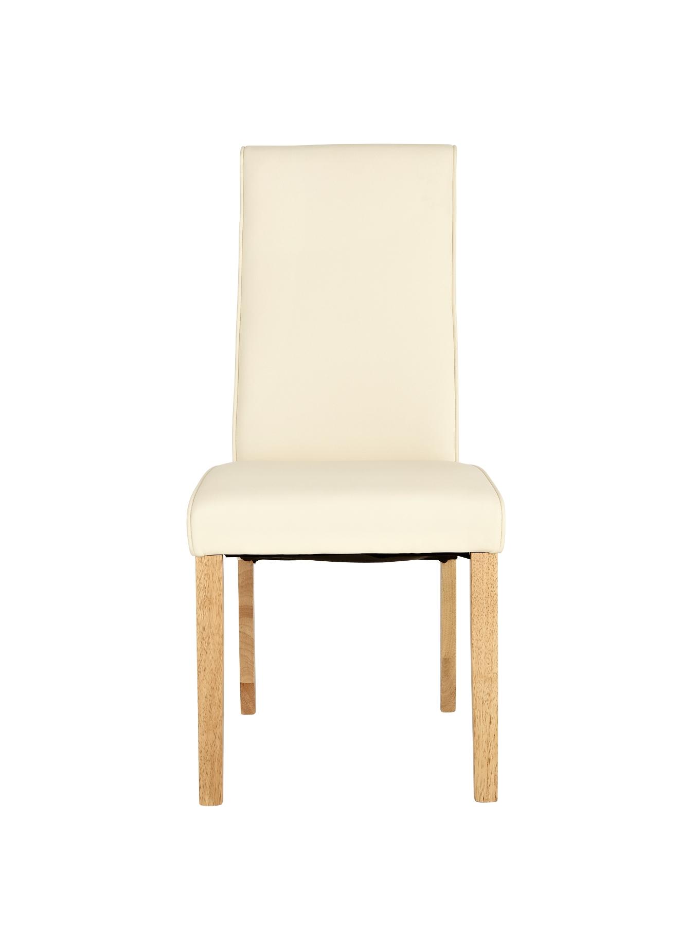 Buckingham Set of 2 Dining Chairs - Cream, Brown,Cream Buckingham Set of 2 Dining Chairs - Cream, Brown,Cream