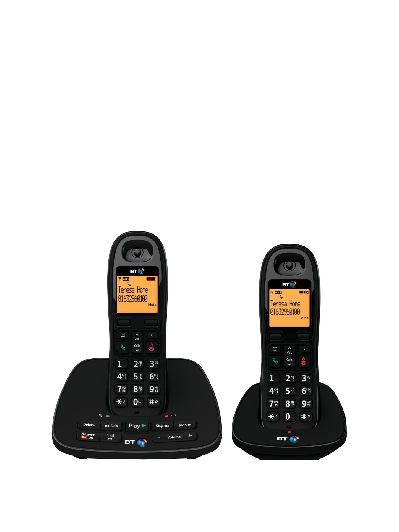 BT 1500 Cordless Telephone with Answering Machine - Twin Pack BT 1500 Cordless Telephone with Answering Machine - Twin Pack