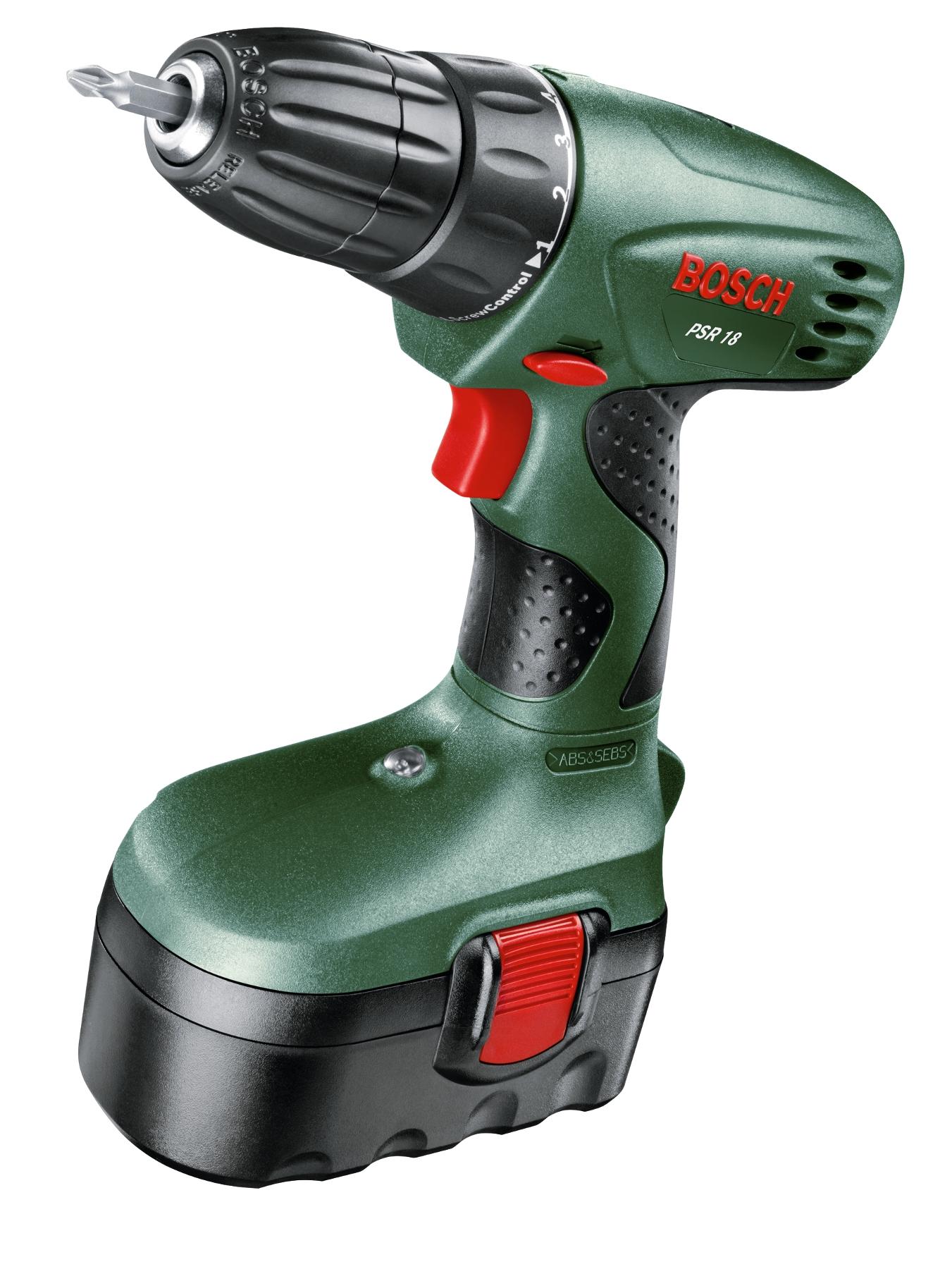 Bosch PSR18 18 Volt Cordless Drill/Driver Bosch PSR18 18 Volt Cordless Drill/Driver