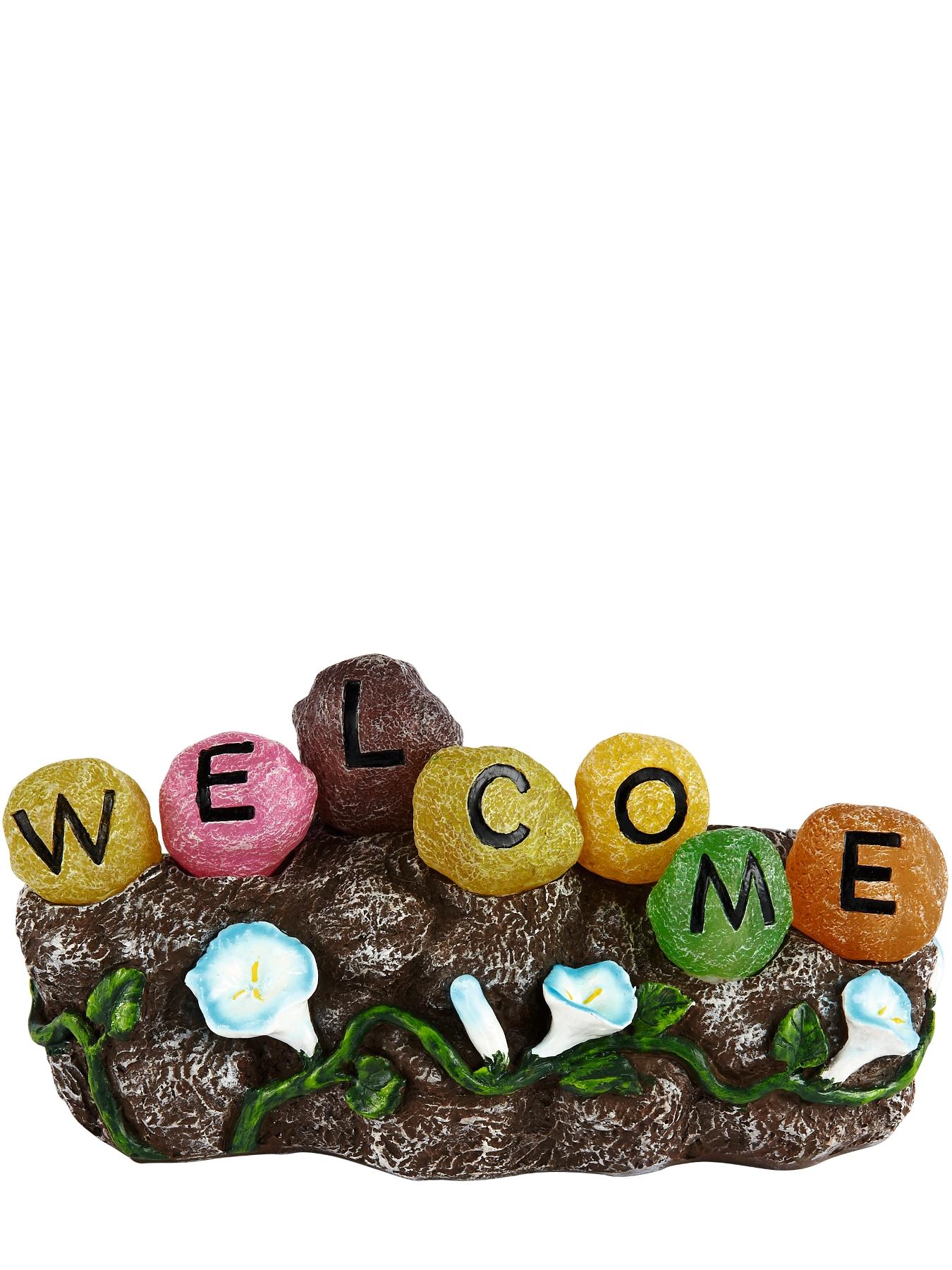 Welcome Stone Solar Light Welcome Stone Solar Light