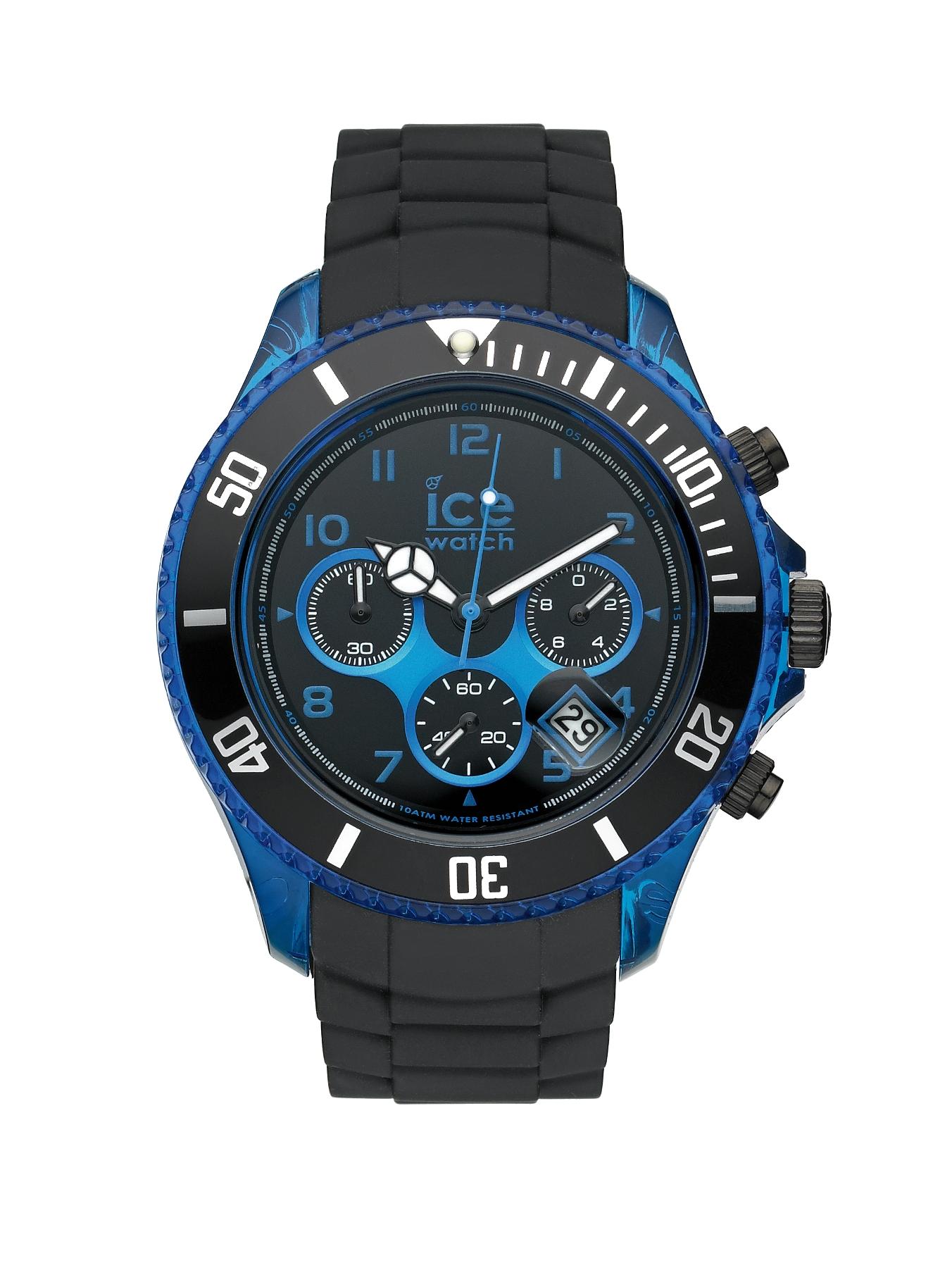 Ice-Watch Chrono Electrik Black Silicone Mens Watch Ice-Watch Chrono Electrik Black Silicone Mens Watch