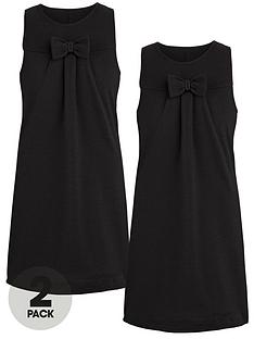 Top Class Girls School Jersey Pinafores (2 Pack) Top Class Girls School Jersey Pinafores (2 Pack)