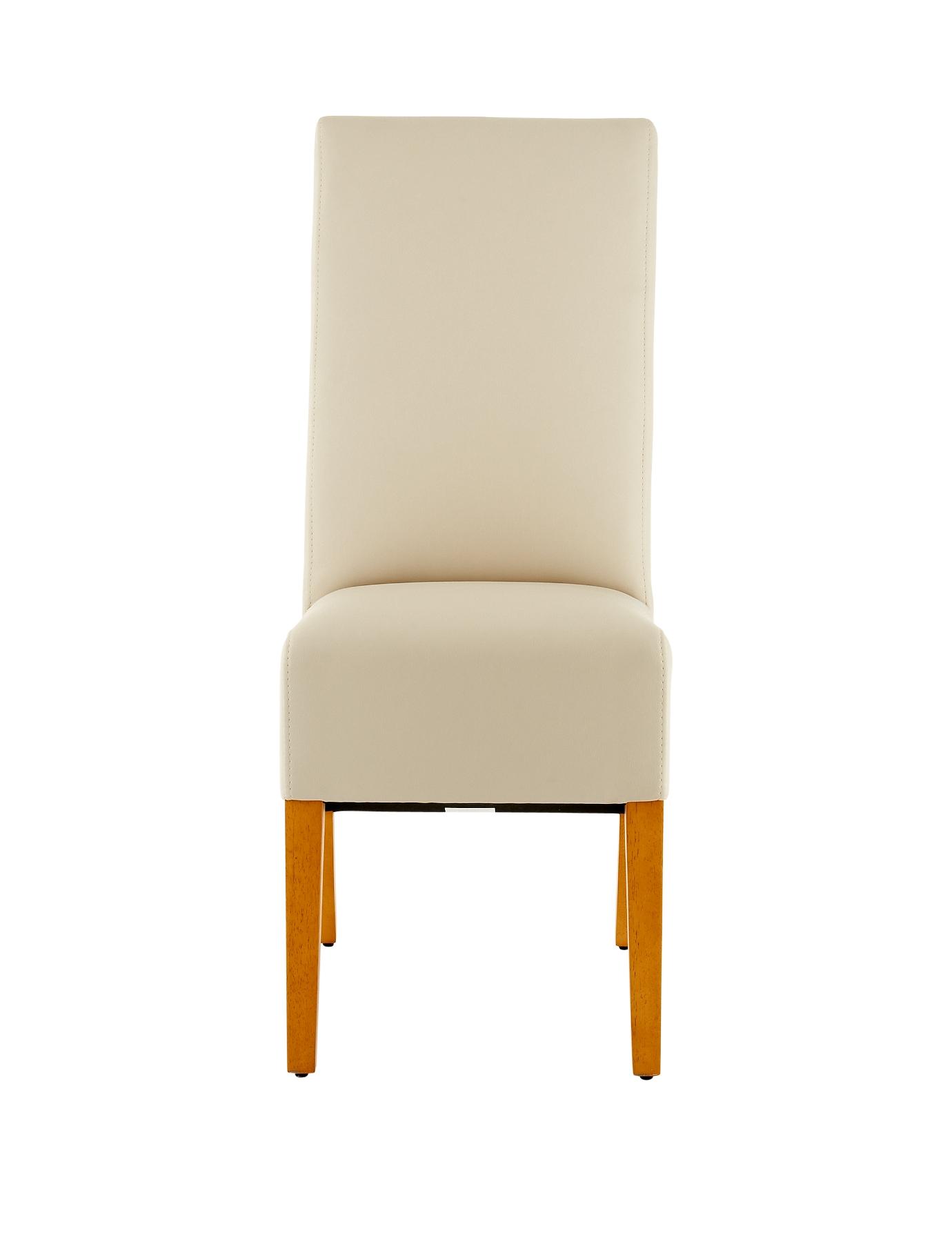 New Eternity Set of 2 Chairs - Cream, Cream,Black,Brown New Eternity Set of 2 Chairs - Cream, Cream,Black,Brown