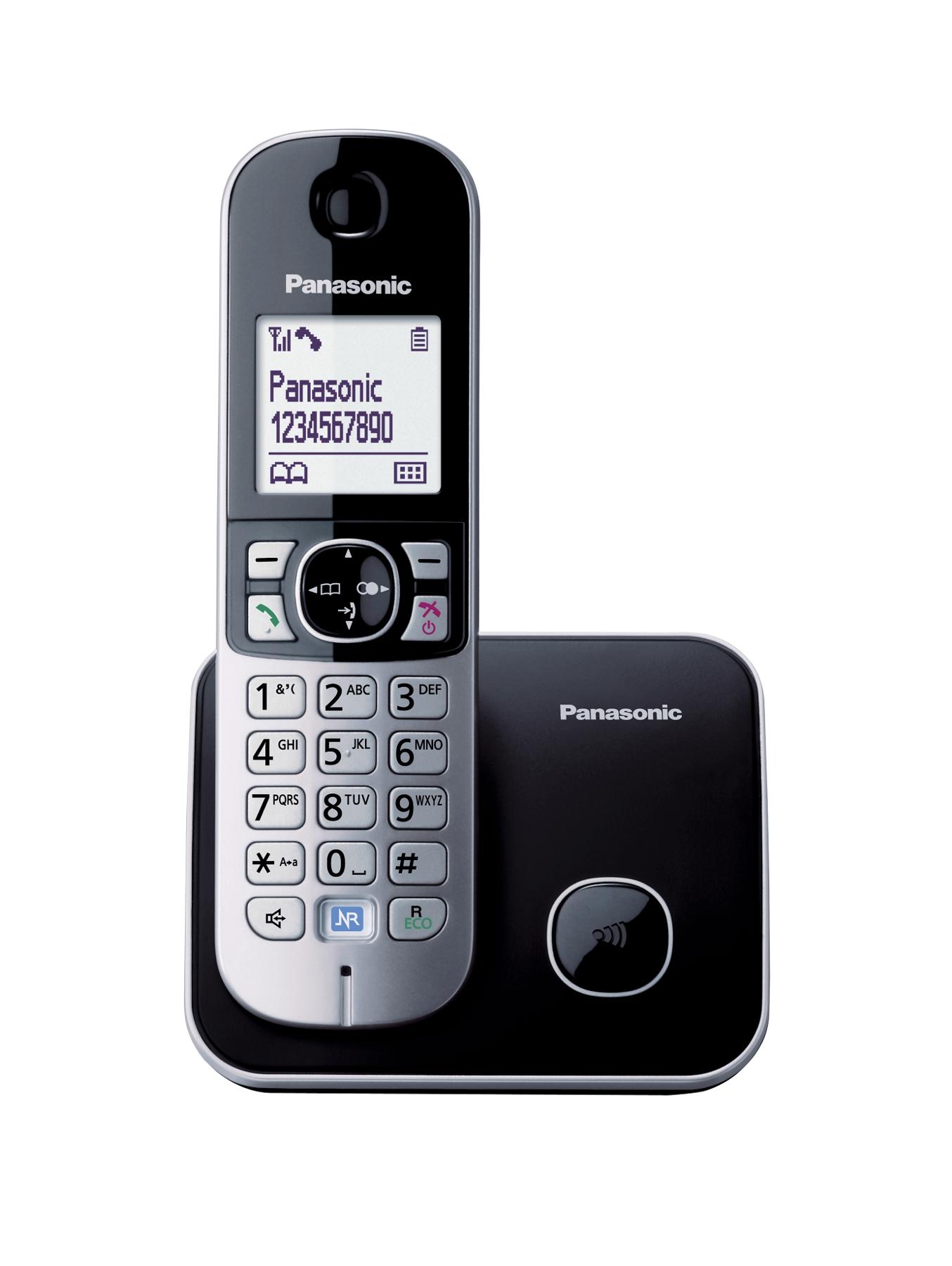 Panasonic KX-TG6811EB Single DECT Cordless Telephone - Black Panasonic KX-TG6811EB Single DECT Cordless Telephone - Black
