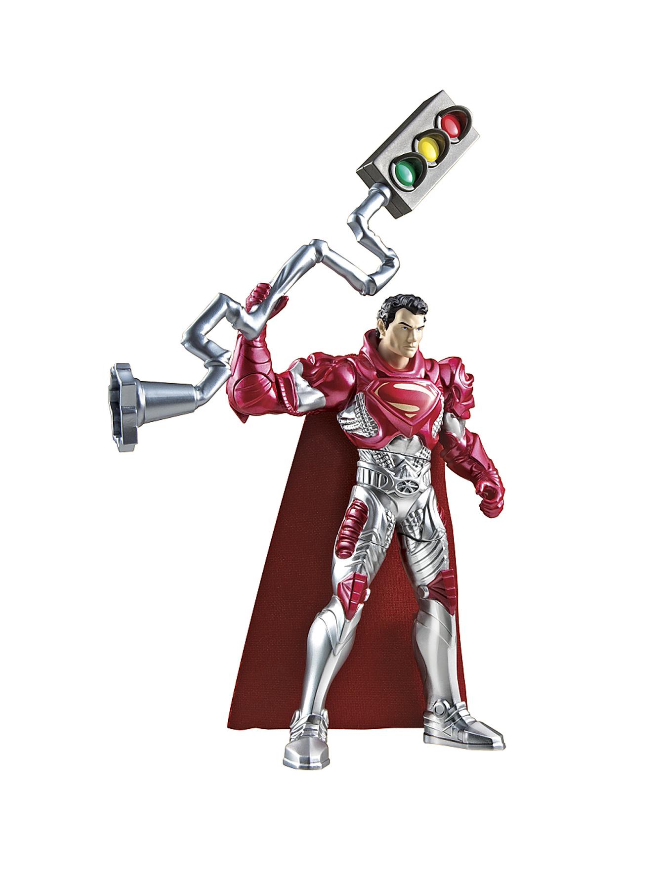 Superman Man of Steel Power Attack Deluxe Stoplight Strike Superman Figure Superman Man of Steel Power Attack Deluxe Stoplight Strike Superman Figure
