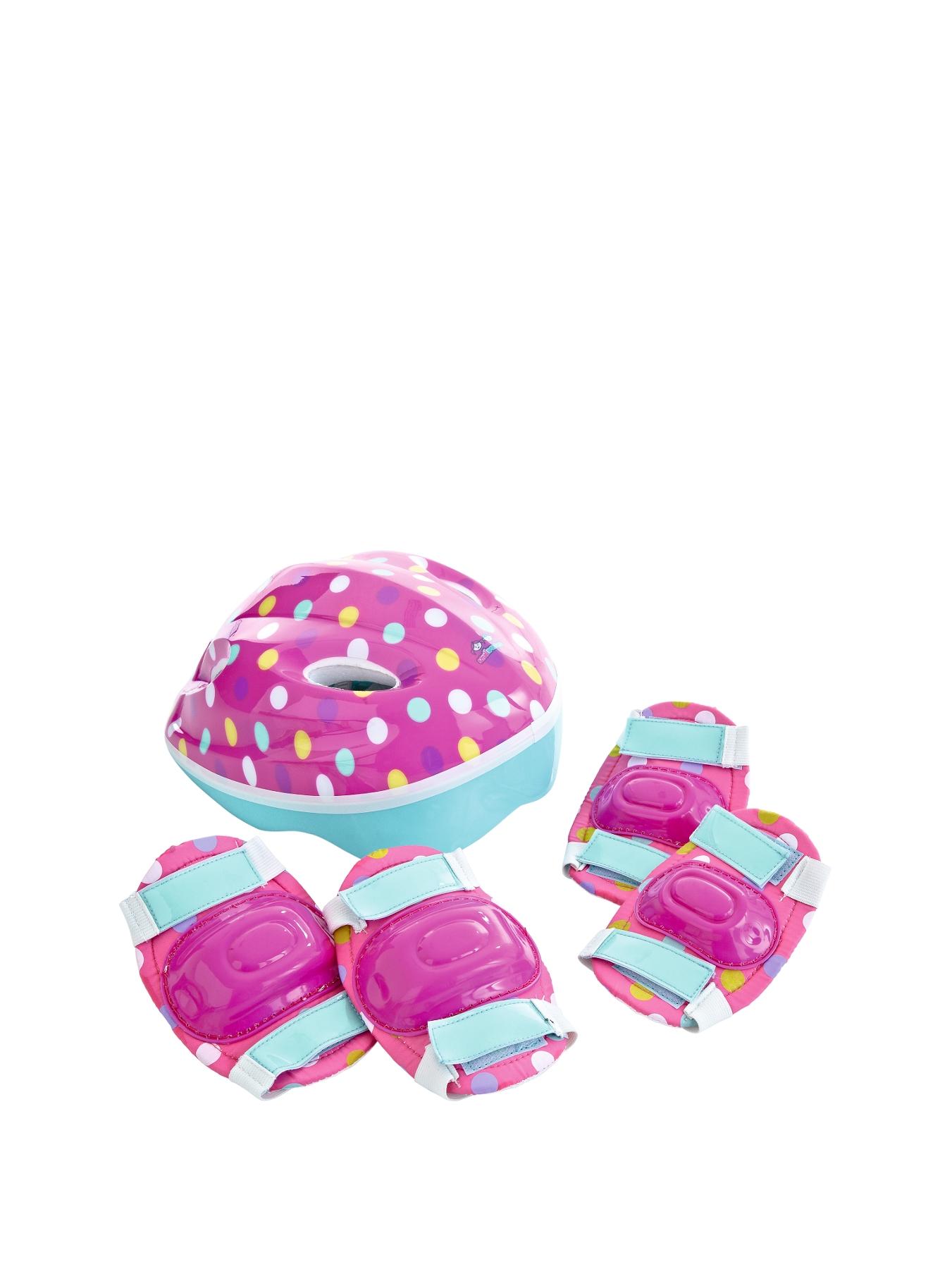 Small Wonders Safety Helmet, Knee and Elbow Pad Pack - Girls Small Wonders Safety Helmet, Knee and Elbow Pad Pack - Girls