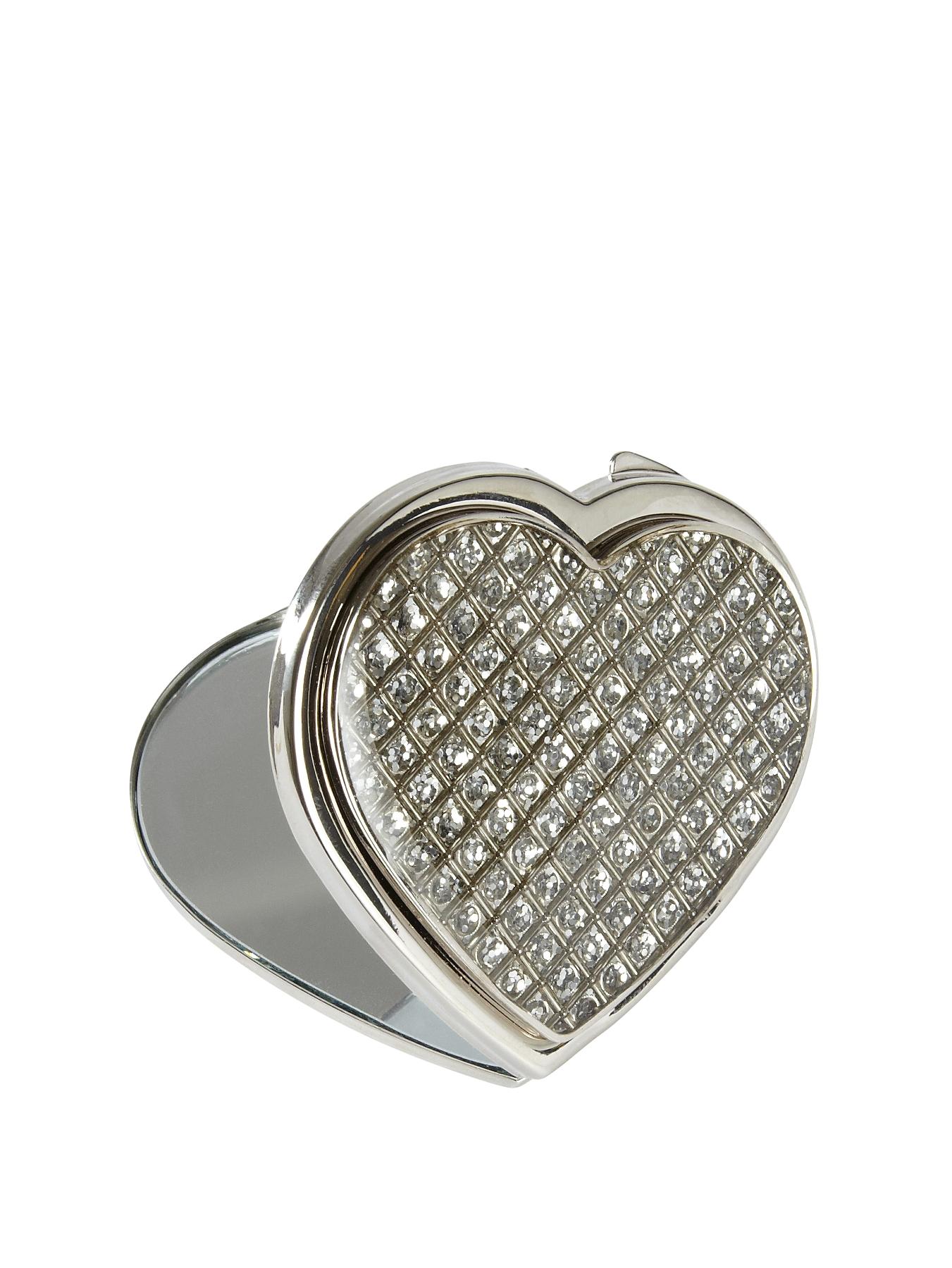 Personalised Heart Compact Mirror Personalised Heart Compact Mirror