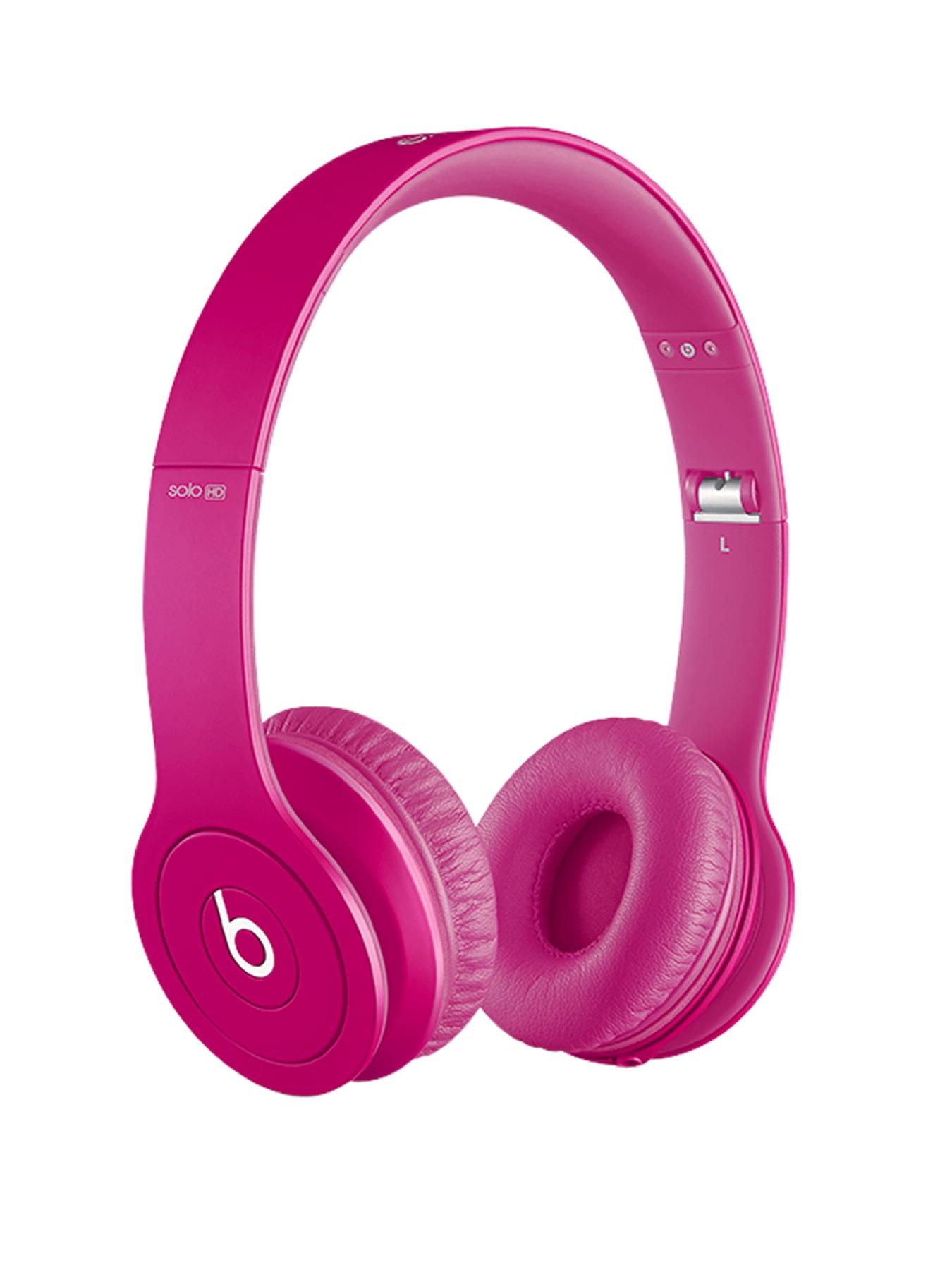 Beats by Dr Dre Solo Monochromatic Headphones - Pink Beats by Dr Dre Solo Monochromatic Headphones - Pink