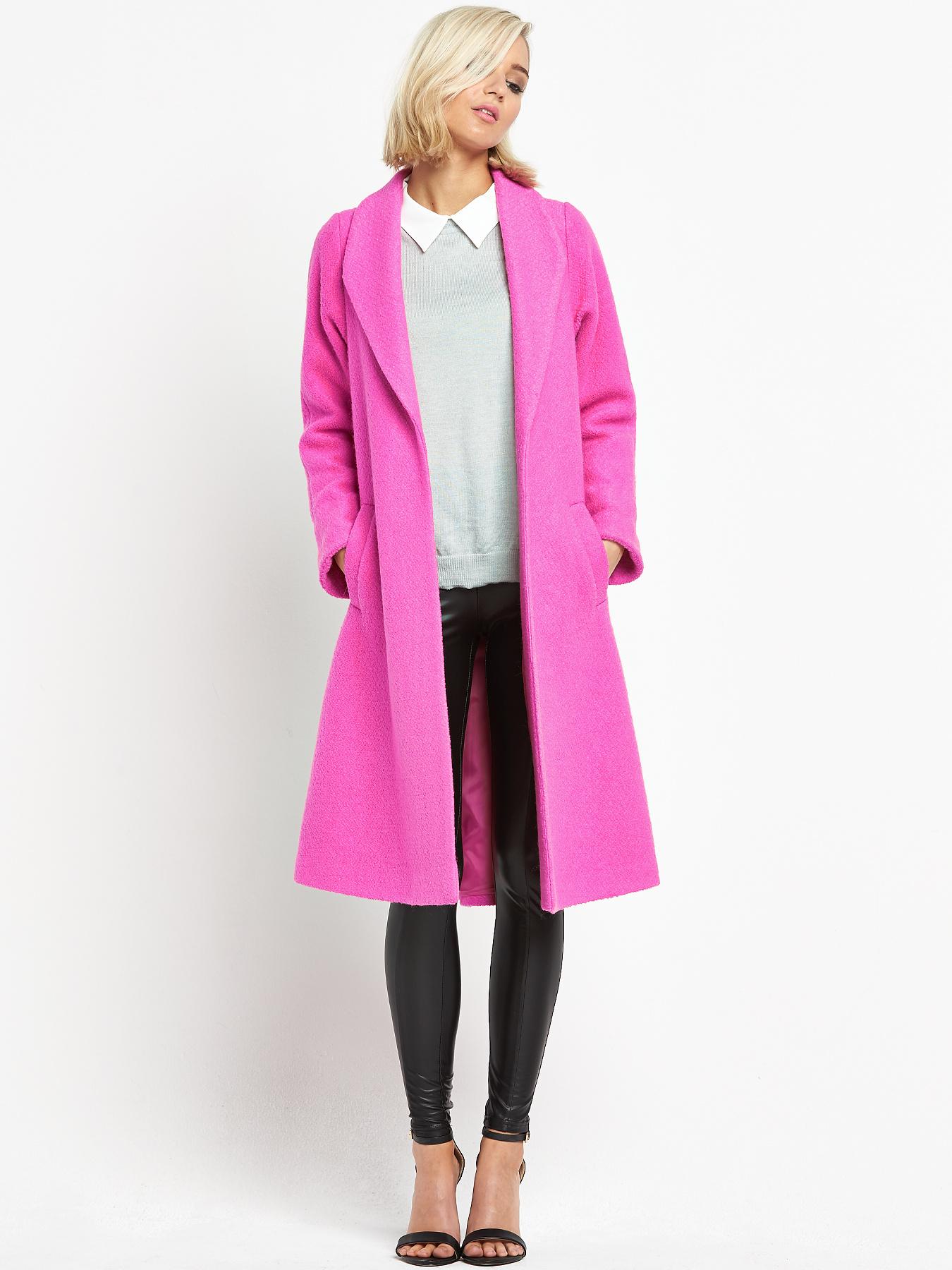Love Label Swing Coat - Yellow, Black,Yellow,Pink Love Label Swing Coat - Yellow, Black,Yellow,Pink