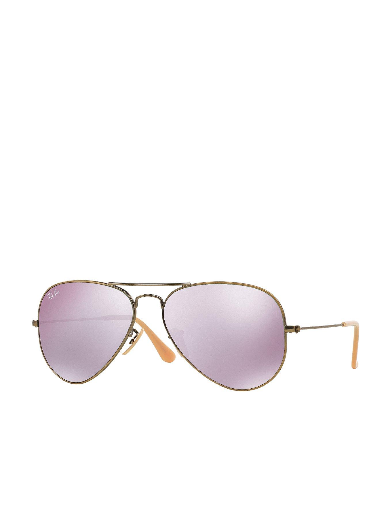Ray-Ban Mirrored Aviator Sunglasses Ray-Ban Mirrored Aviator Sunglasses