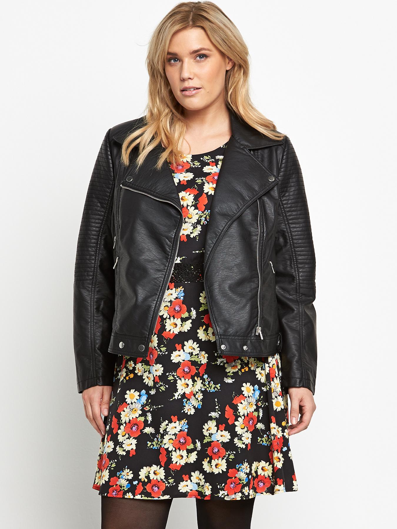So Fabulous PU Biker Jacket - Black, Black So Fabulous PU Biker Jacket - Black, Black