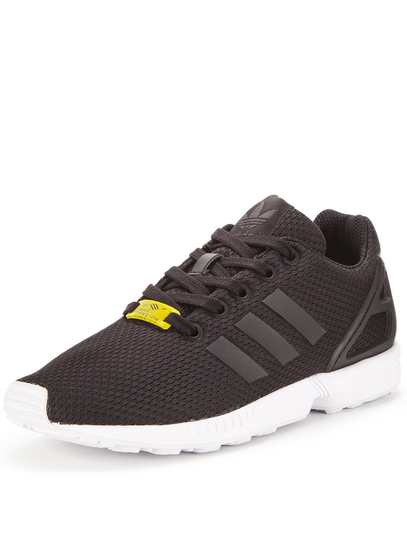 adidas Originals ZX Flux Junior Trainers - Black, Black adidas Originals ZX Flux Junior Trainers - Black, Black
