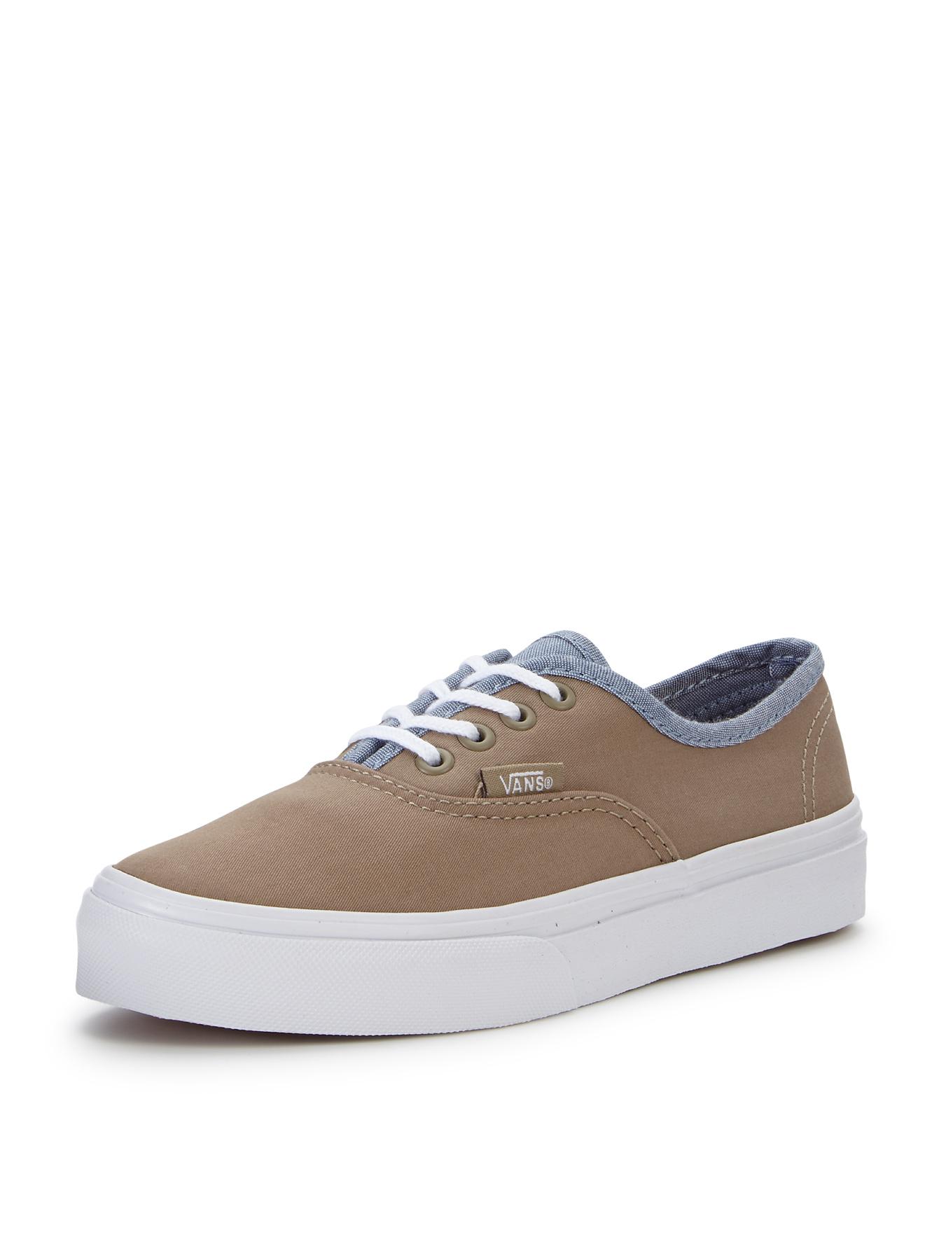 Vans Authentic Junior Plimsolls - Khaki, Khaki Vans Authentic Junior Plimsolls - Khaki, Khaki
