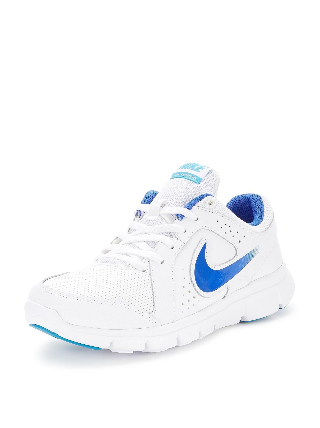 Nike Flex Experience LTR Junior Trainers - White, White Nike Flex Experience LTR Junior Trainers - White, White