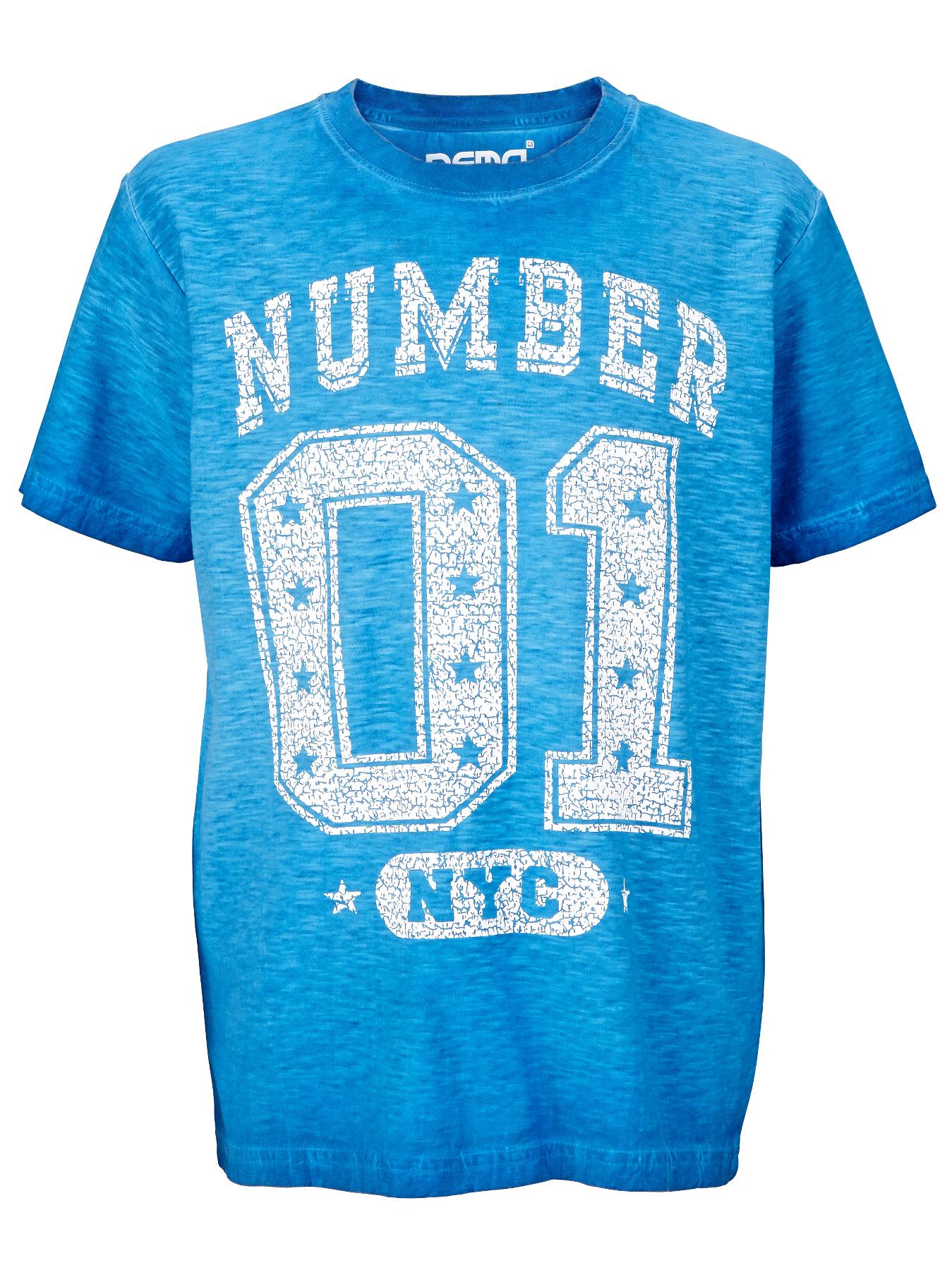 Demo Boys Oil Wash Short Sleeve 01 T-shirt - Blue, Blue Demo Boys Oil Wash Short Sleeve 01 T-shirt - Blue, Blue