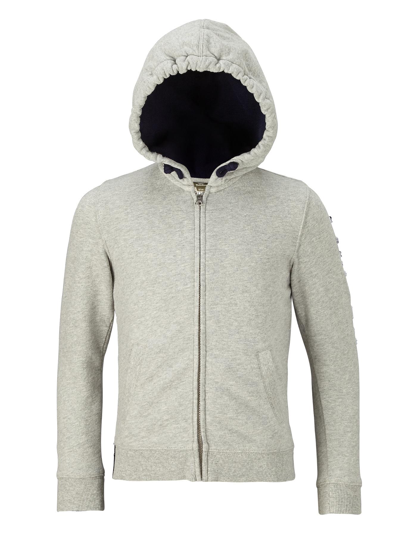 Timberland Zip Thru Hoody - Grey, Grey Timberland Zip Thru Hoody - Grey, Grey