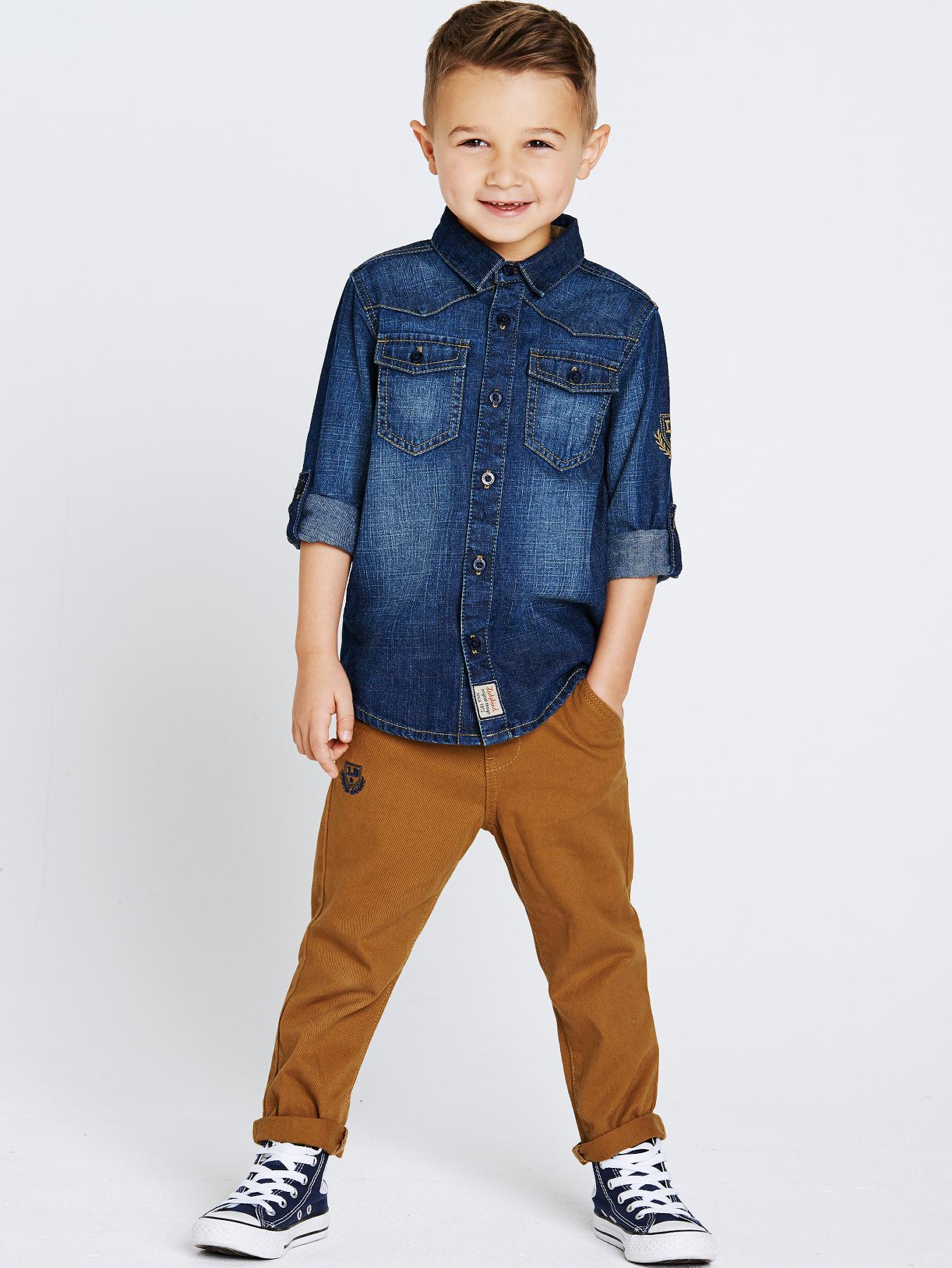 Ladybird Boys Denim Shirt and Chinos Set Ladybird Boys Denim Shirt and Chinos Set