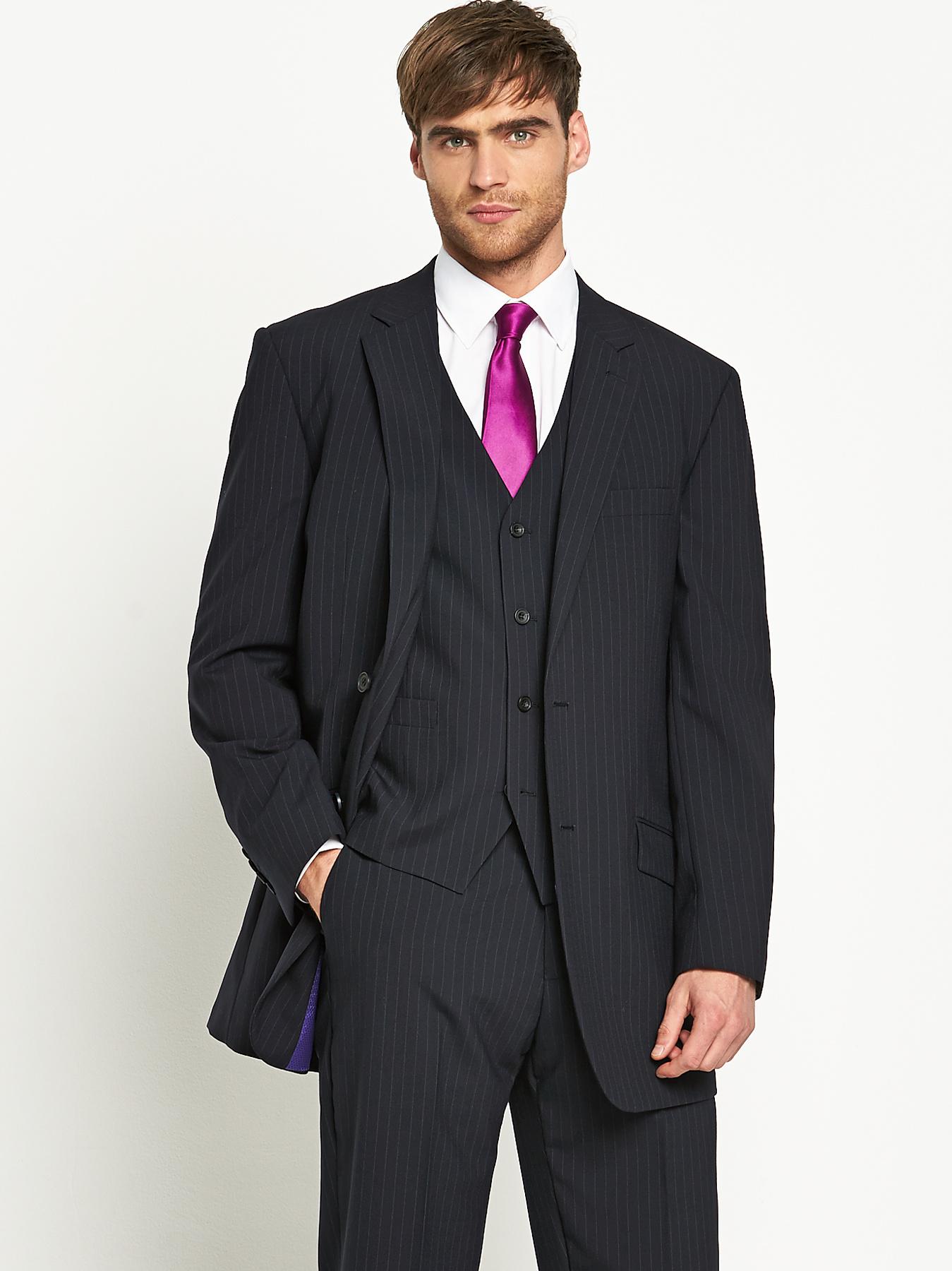 Skopes Mens Oslo Suit Jacket - Navy Stripe - Navy, Navy Skopes Mens Oslo Suit Jacket - Navy Stripe - Navy, Navy