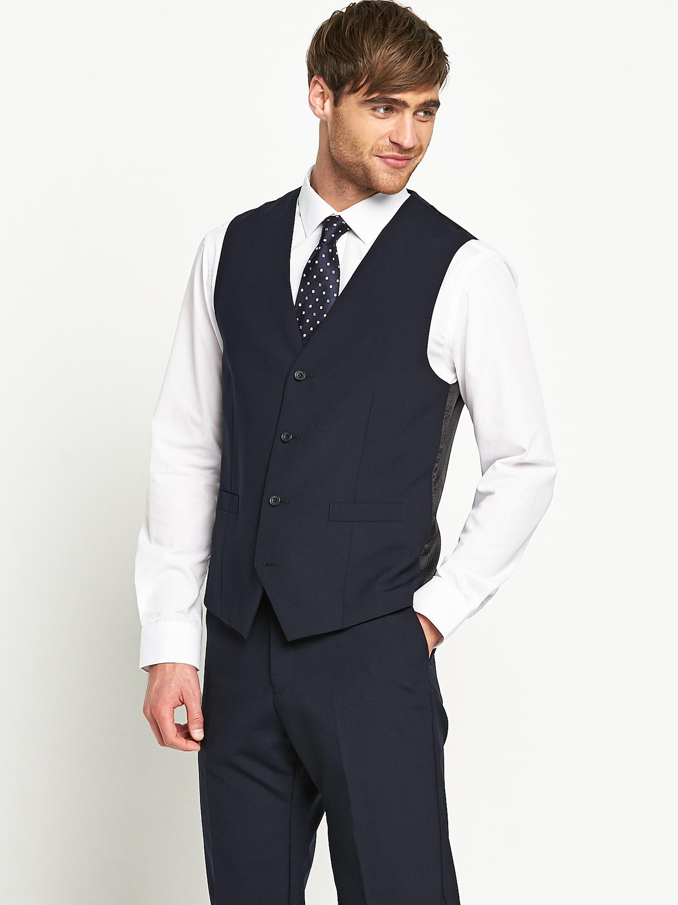 Skopes Mens Otis Suit Waistcoat - Navy - Navy, Navy Skopes Mens Otis Suit Waistcoat - Navy - Navy, Navy