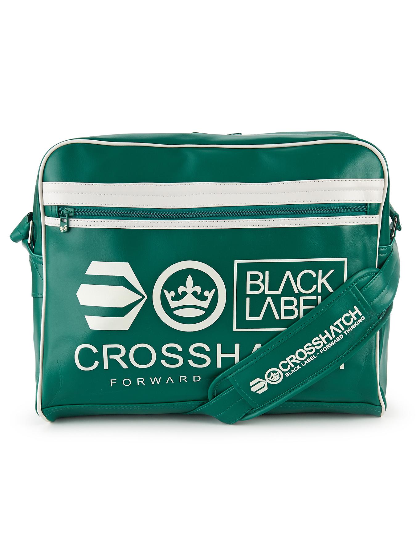 Crosshatch Mens Messenger Bag - Green, Green Crosshatch Mens Messenger Bag - Green, Green