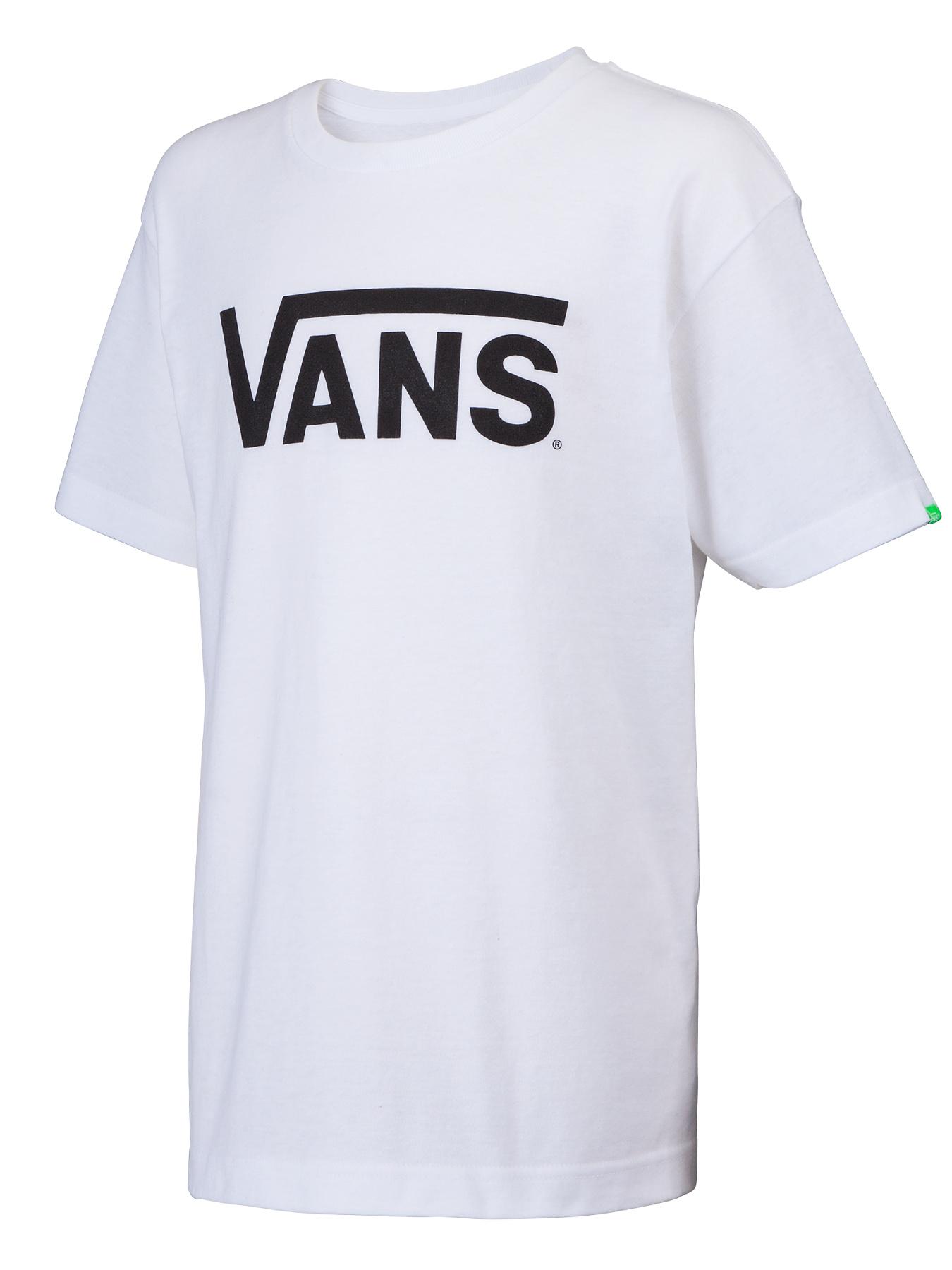Vans Youth Boys Classic T-shirt - White, White Vans Youth Boys Classic T-shirt - White, White