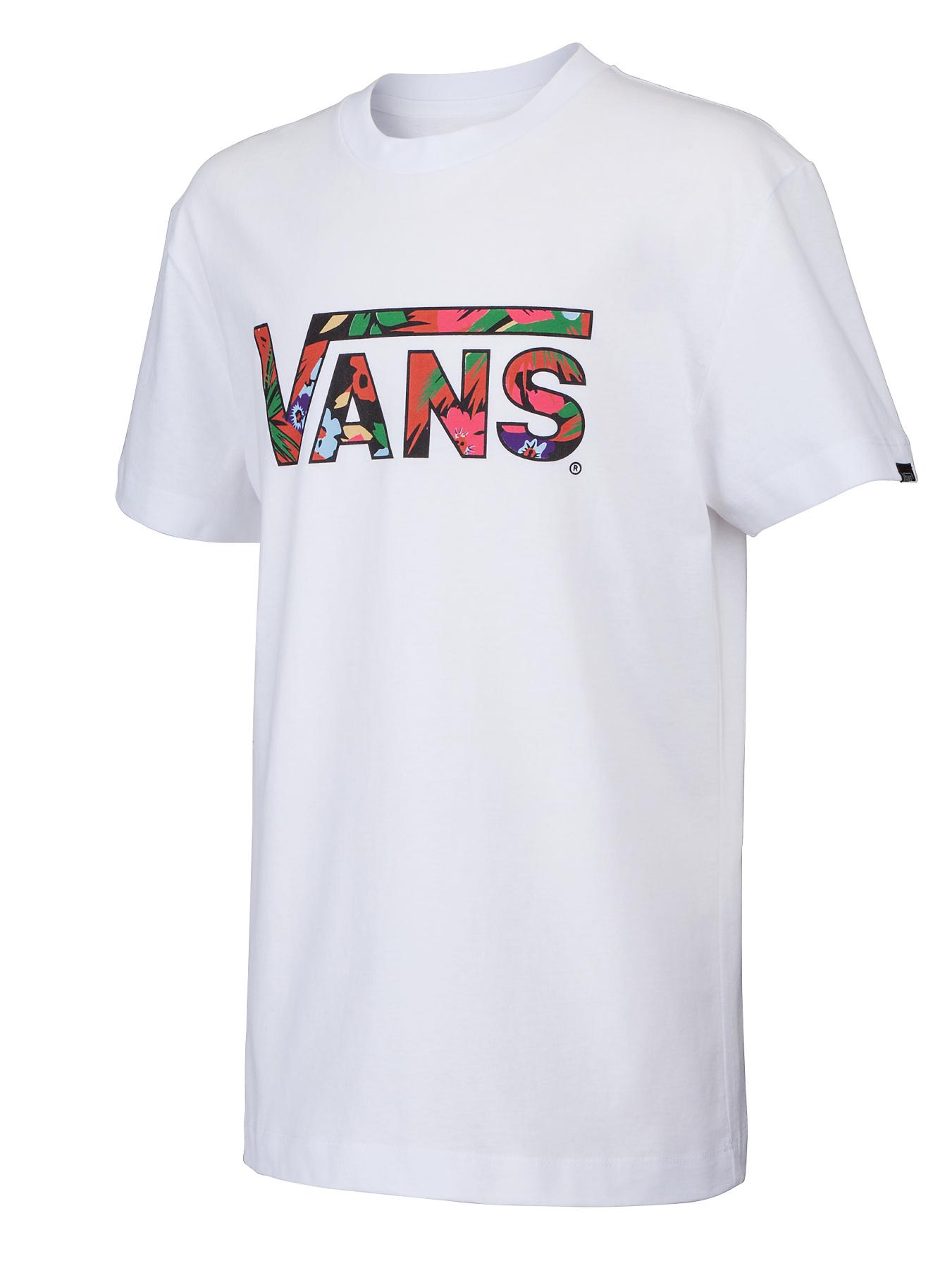 Vans Youth Boys Classic Floral T-shirt - White, White Vans Youth Boys Classic Floral T-shirt - White, White