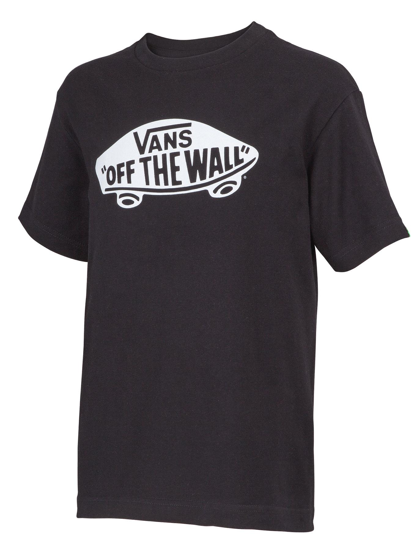 Vans Youth Boys Off The Wall T-shirt - Black, Black Vans Youth Boys Off The Wall T-shirt - Black, Black