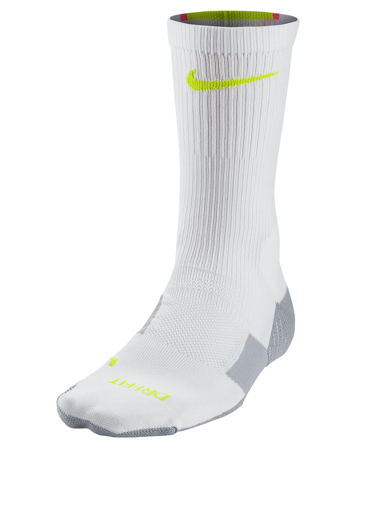 Nike Stadium Crew Football Socks - White, White Nike Stadium Crew Football Socks - White, White