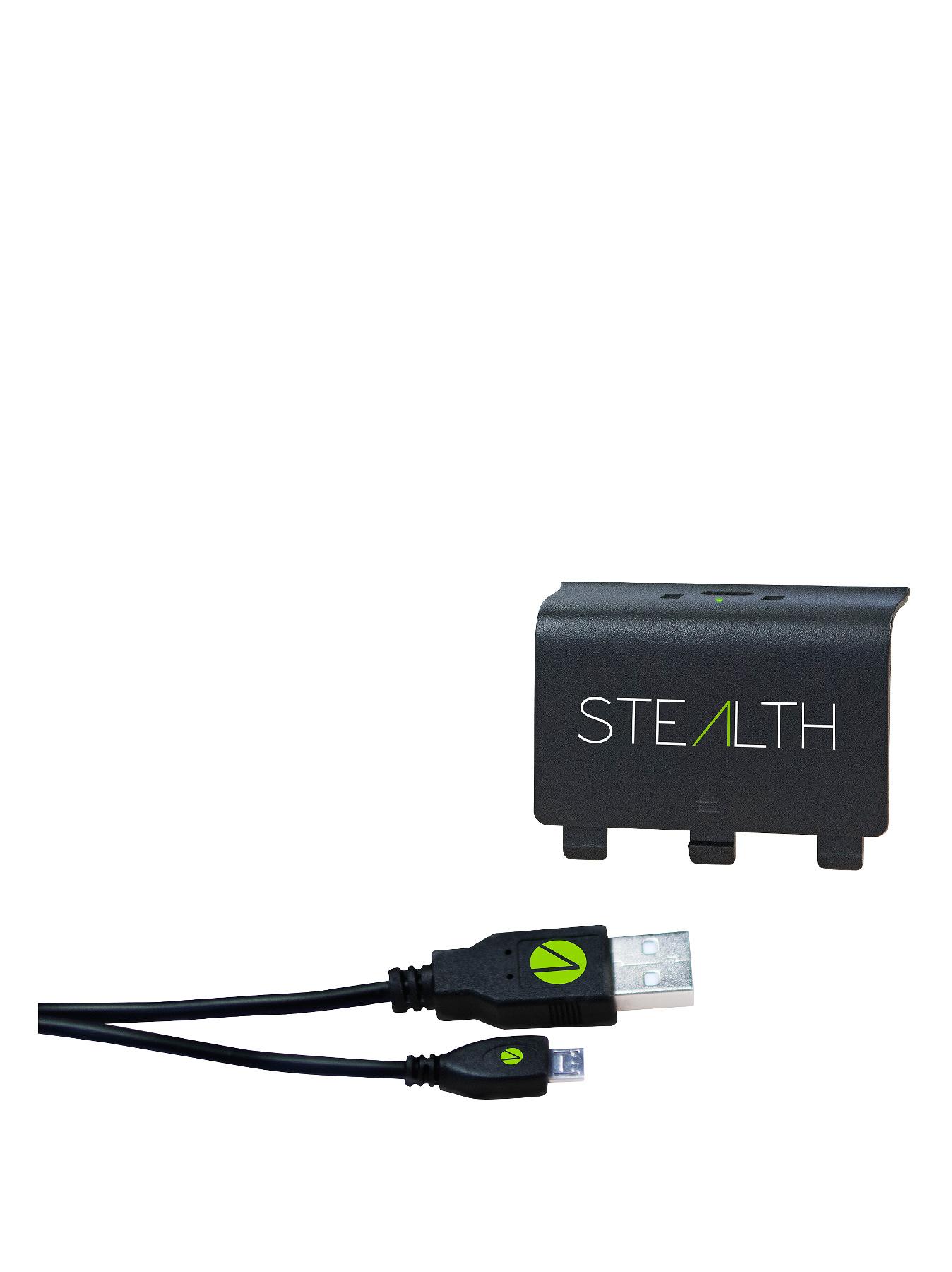 Xbox Stealth Play and Charge Cables with Battery - Single Pack Xbox Stealth Play and Charge Cables with Battery - Single Pack