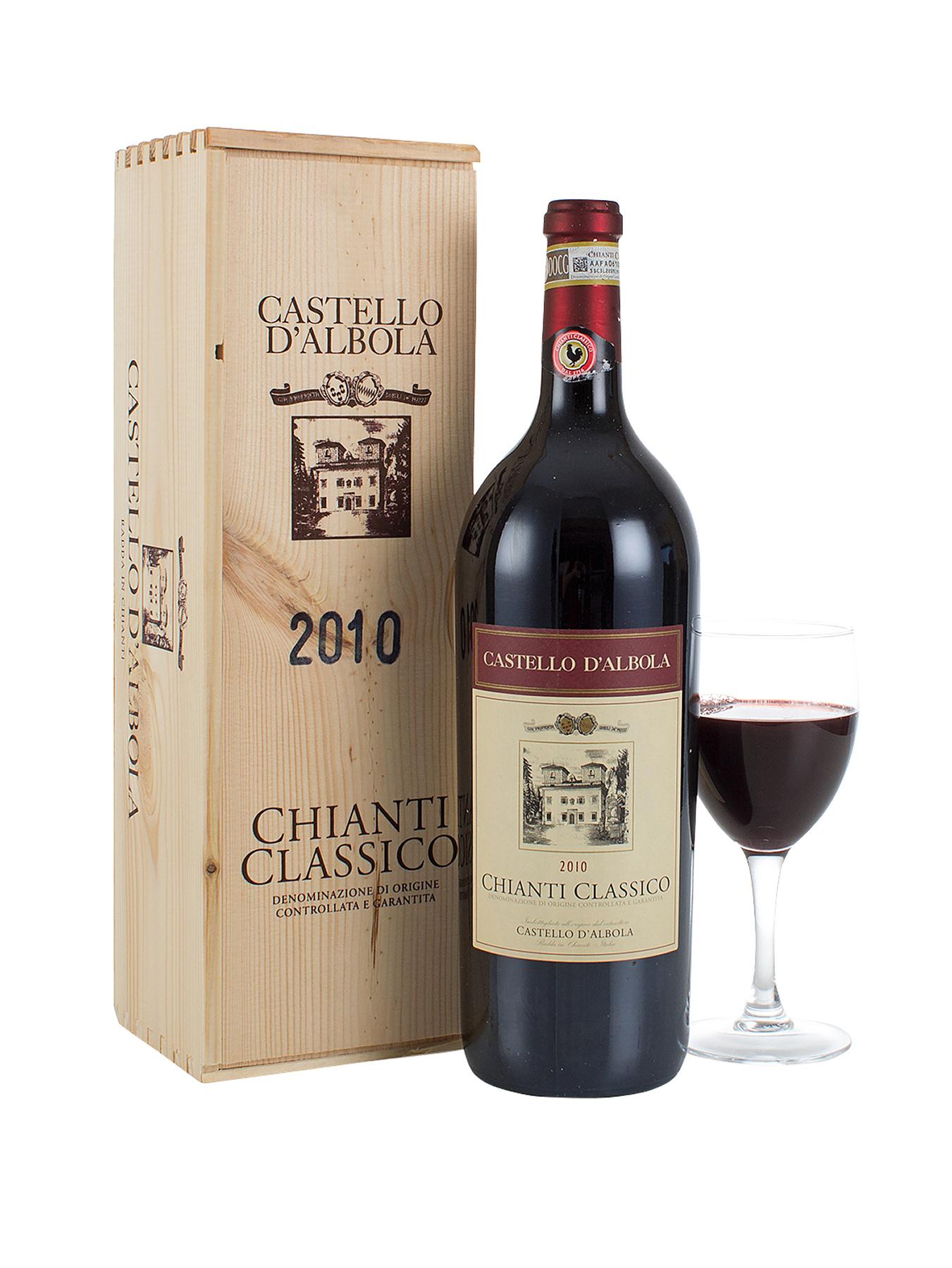 Magnum of Chianti Classico Wine in Wooden Gift Box Magnum of Chianti Classico Wine in Wooden Gift Box