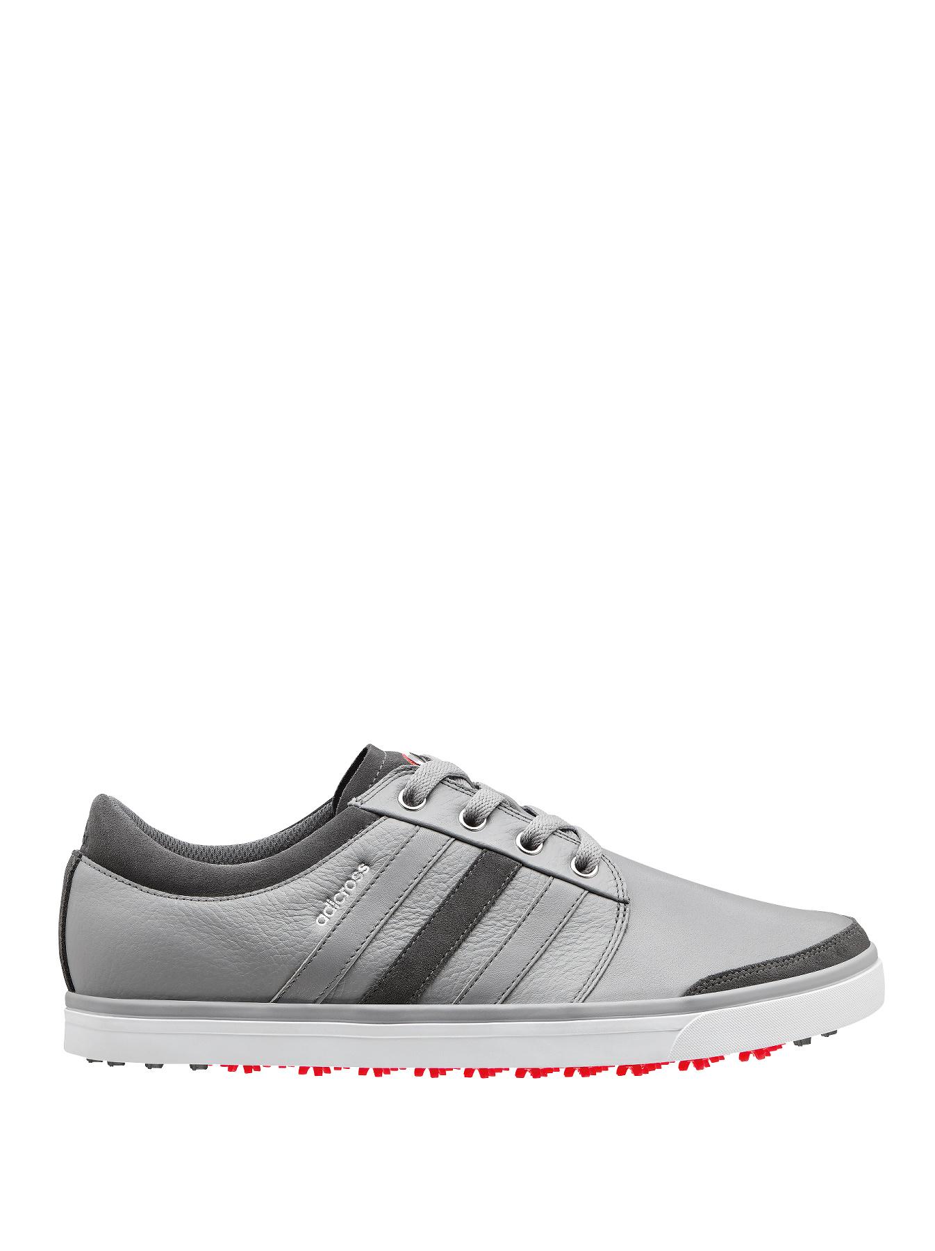 adidas Adicross Gripmore Trainers - Aluminium/White/Light Scarlet adidas Adicross Gripmore Trainers - Aluminium/White/Light Scarlet