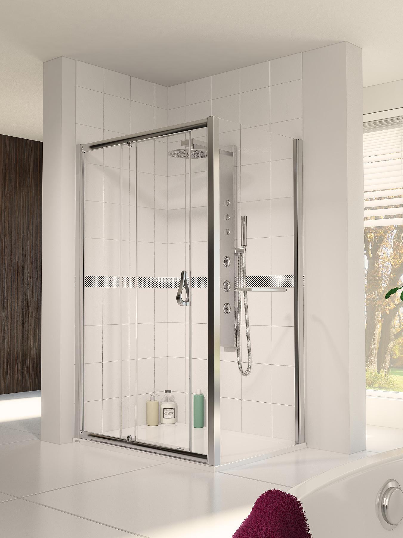 Aqualux Aqua 6 Sliding Shower Door - 1900 x 1700mm Aqualux Aqua 6 Sliding Shower Door - 1900 x 1700mm