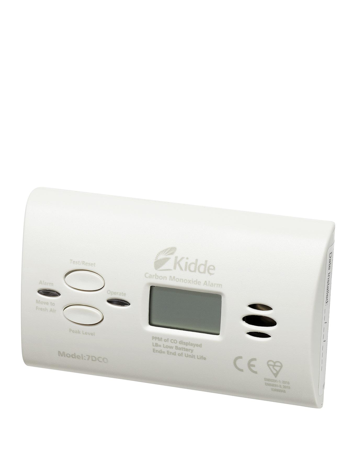 Kidde 7DCO 10 Year Carbon Monoxide Alarm with Digital Display Kidde 7DCO 10 Year Carbon Monoxide Alarm with Digital Display