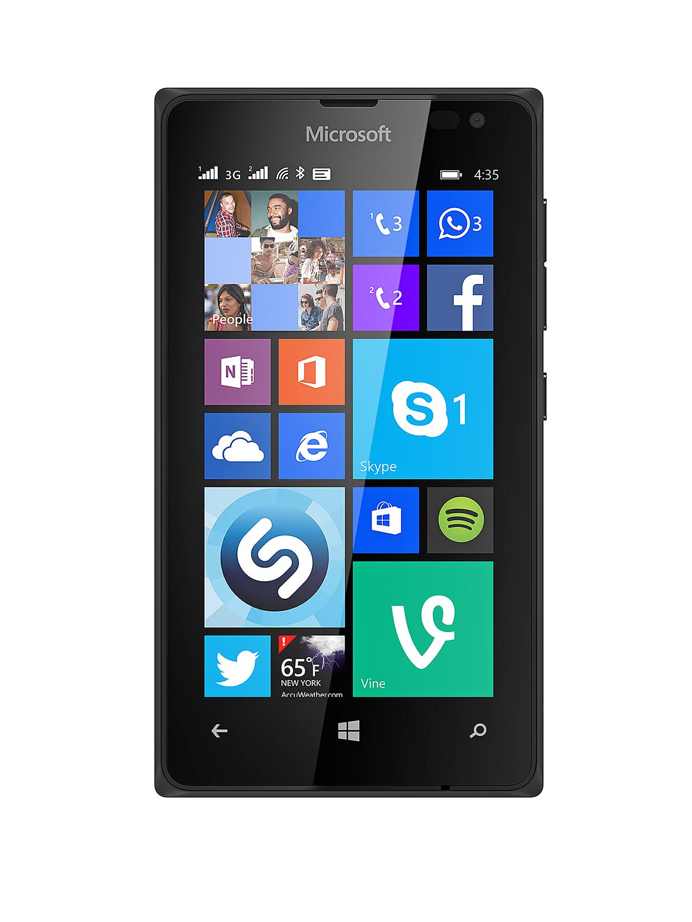Nokia Lumia 435 Smartphone - Sim FREE Handset - Black Nokia Lumia 435 Smartphone - Sim FREE Handset - Black