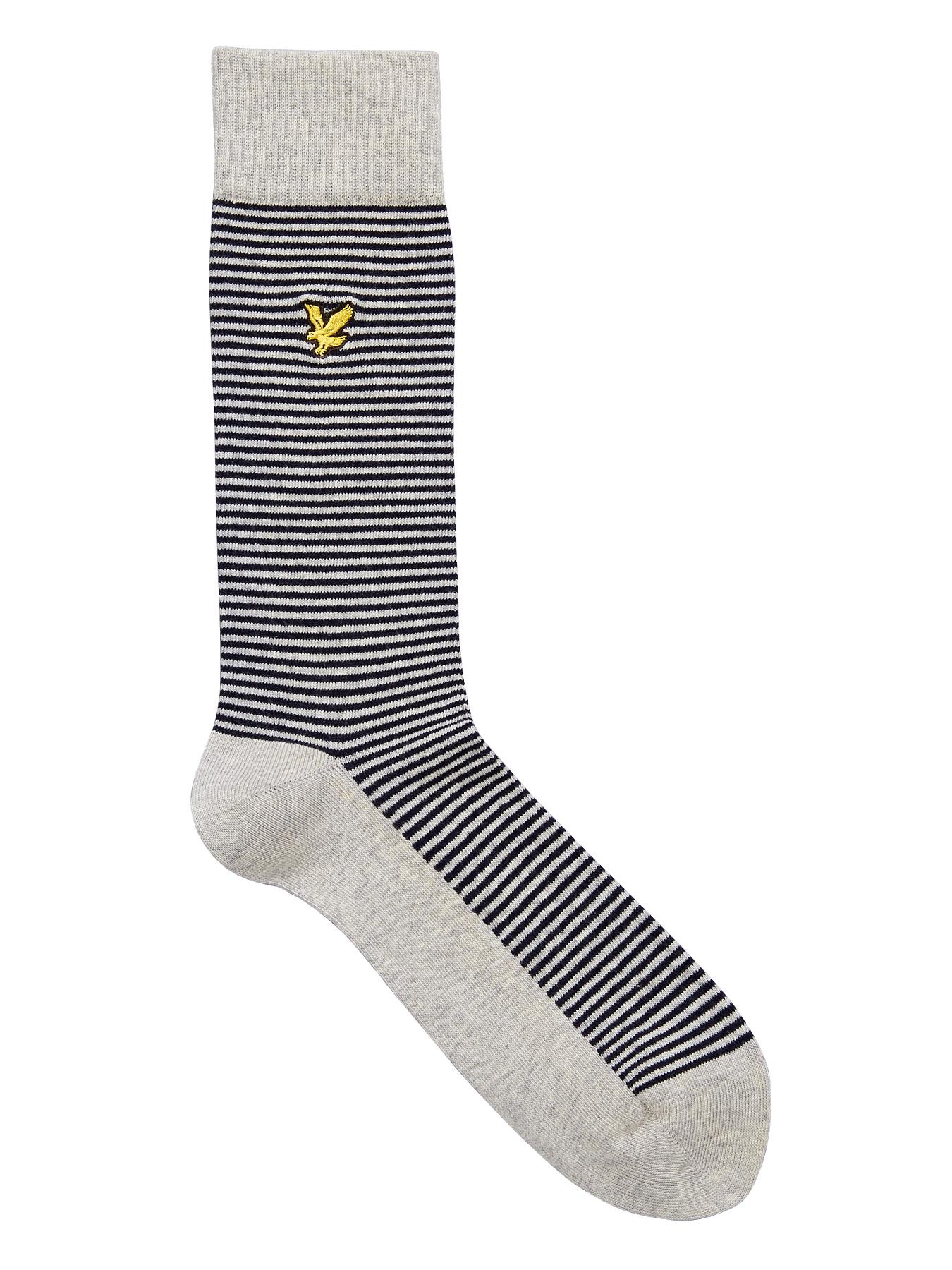 Lyle & Scott Mens Stripe Socks - Navy, Navy Lyle & Scott Mens Stripe Socks - Navy, Navy