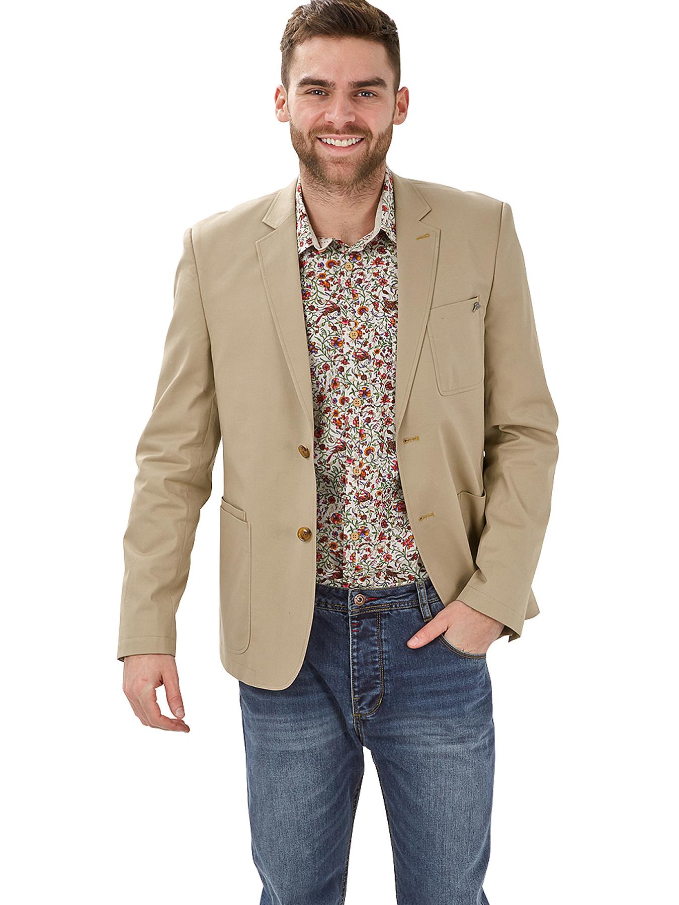 Joe Browns Mens Twist of Life Blazer - Stone, Stone Joe Browns Mens Twist of Life Blazer - Stone, Stone