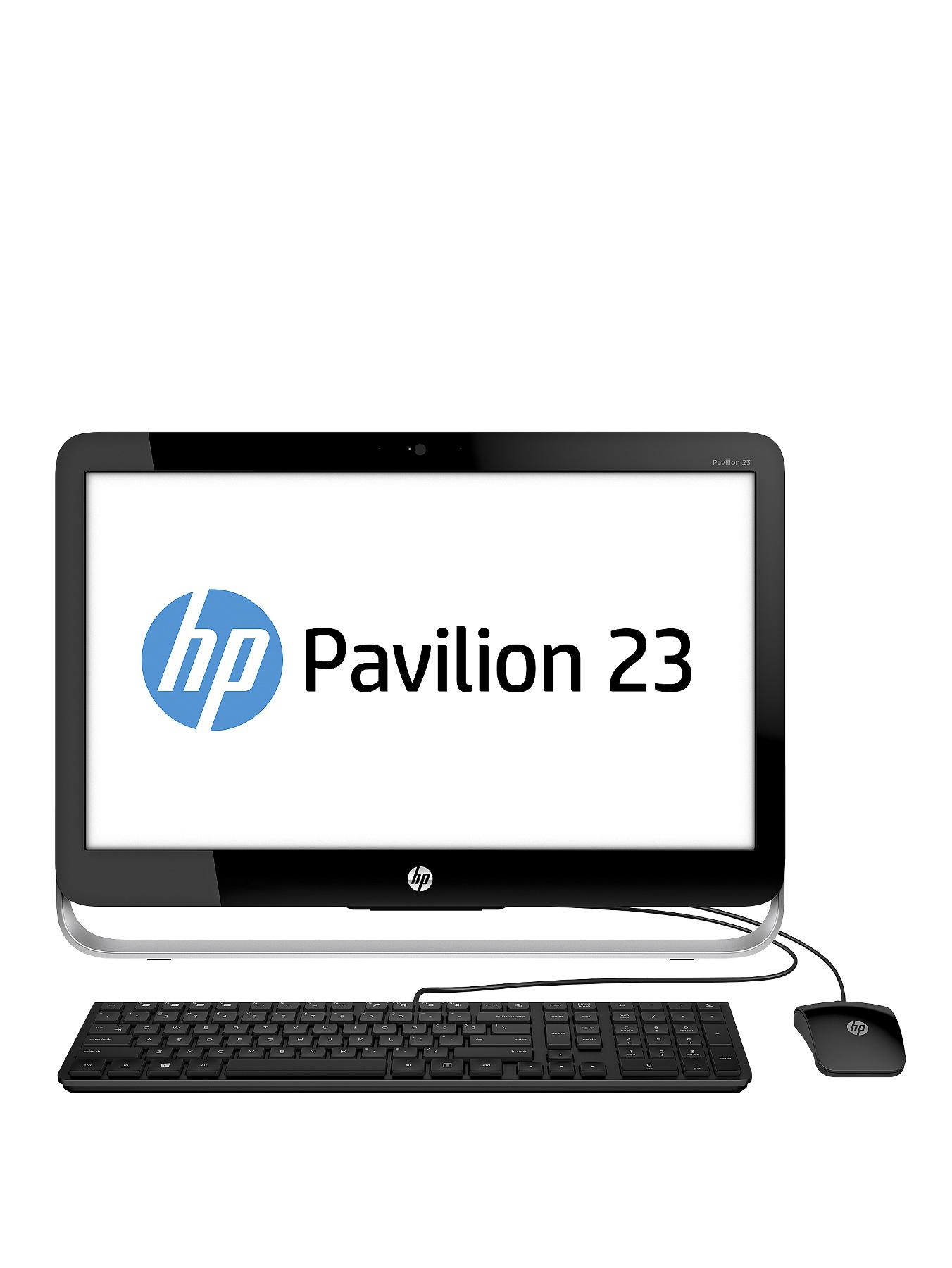 HP Pavilion 23-g350na Intel Core i5 Processor, 8Gb RAM, 1Tb Hard Drive, Wi-Fi, 23 inch All In One Desktop with Optional Microsoft Office 365 Personal - Black HP Pavilion 23-g350na Intel Core i5 Processor, 8Gb RAM, 1Tb Hard Drive, Wi-Fi, 23 inch All In One Desktop with Optional Microsoft Office 365 Personal - Black
