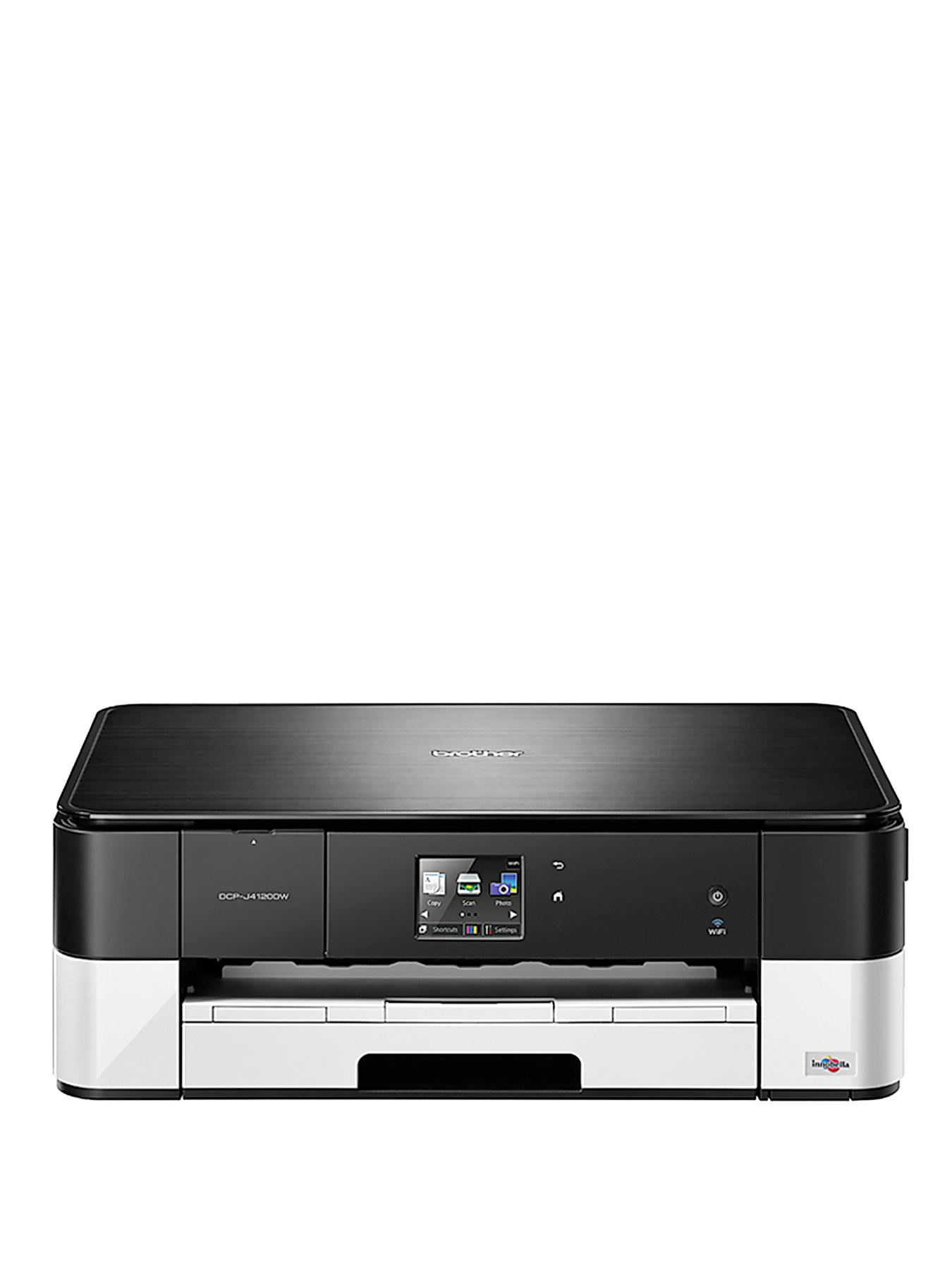 Brother DCP-J4120DW Inkjet AIO with A3 Print - Black White Brother DCP-J4120DW Inkjet AIO with A3 Print - Black White