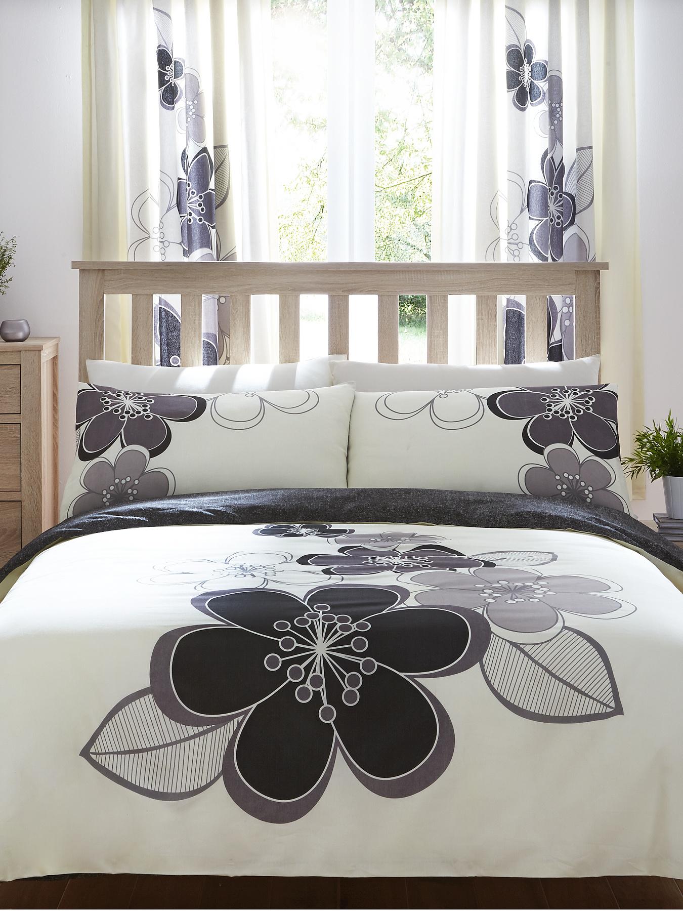 Candice Duvet Cover Set - Black - Black, Black Candice Duvet Cover Set - Black - Black, Black