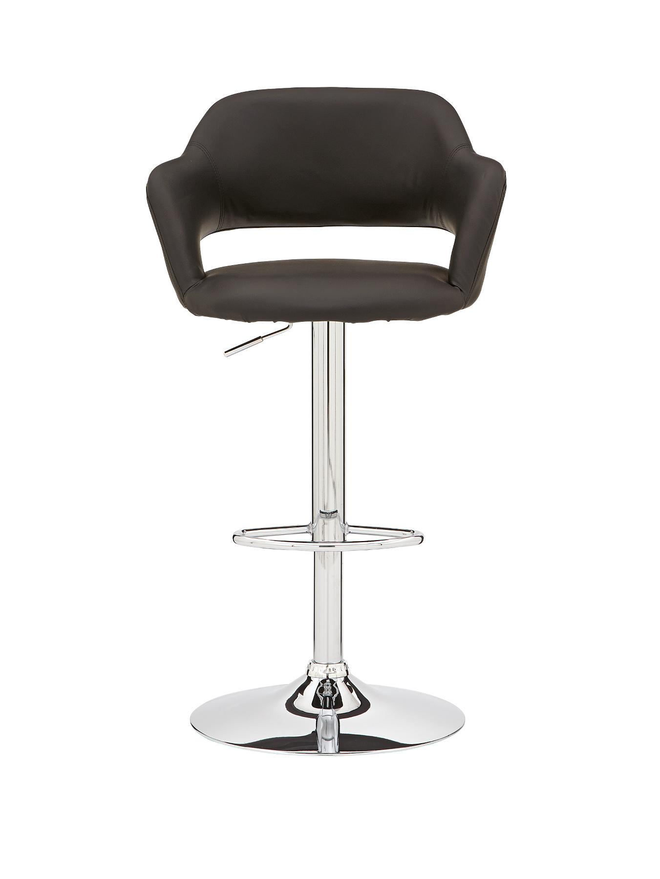 Lulu Bar Stool - White, White,Black Lulu Bar Stool - White, White,Black