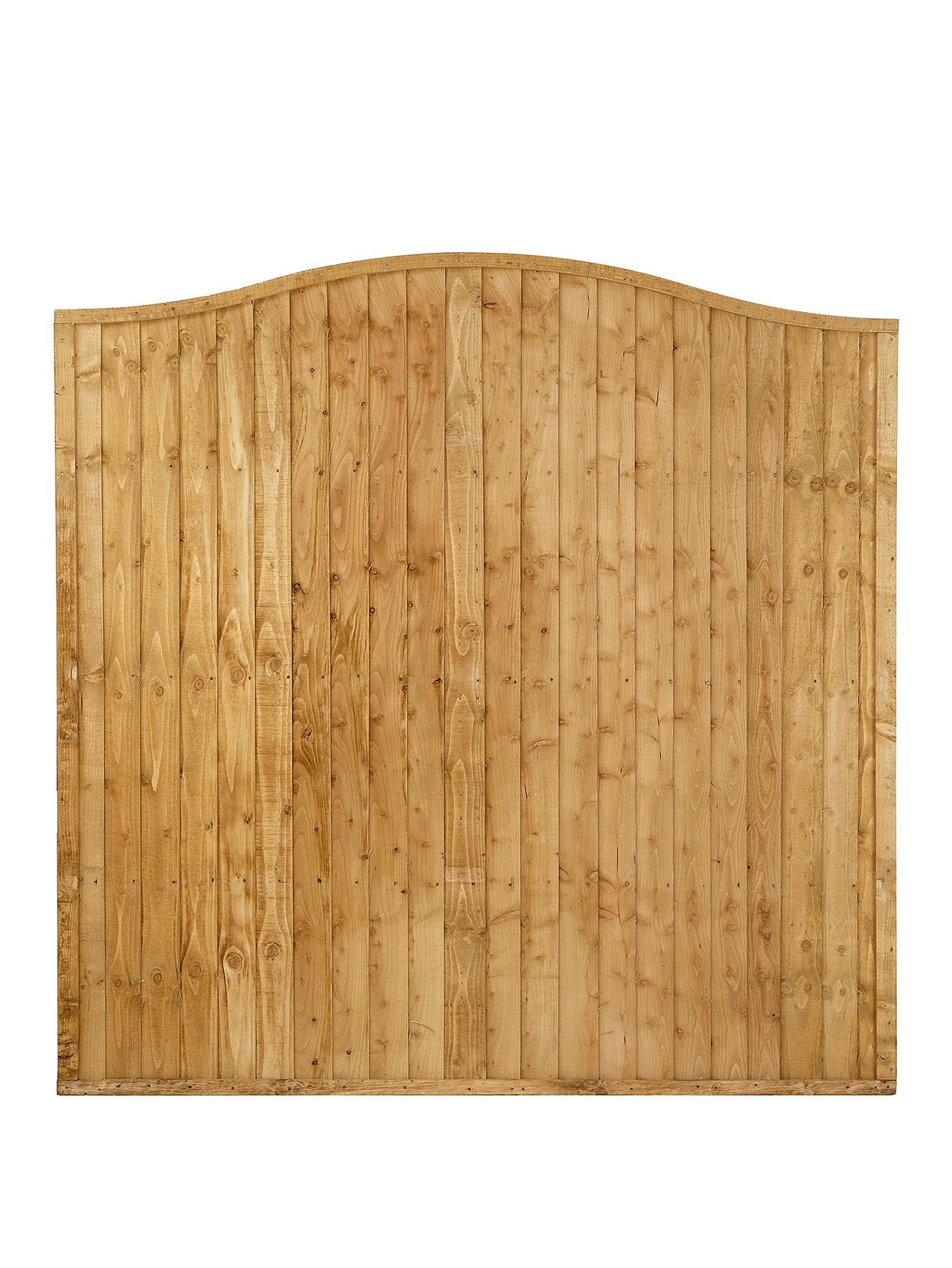 FOREST Garden Closeboard Wave Fence Panels 1.8 x 1.8m High (3 Pack) FOREST Garden Closeboard Wave Fence Panels 1.8 x 1.8m High (3 Pack)