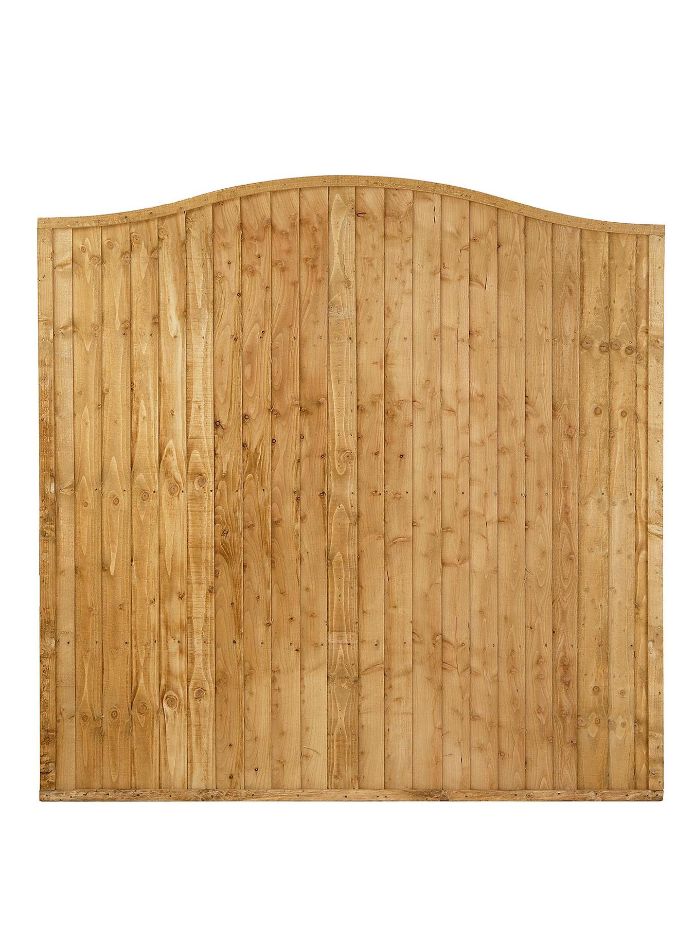 FOREST Garden Closeboard Wave Fence Panels 1.8 x 1.8m High (4 Pack) FOREST Garden Closeboard Wave Fence Panels 1.8 x 1.8m High (4 Pack)