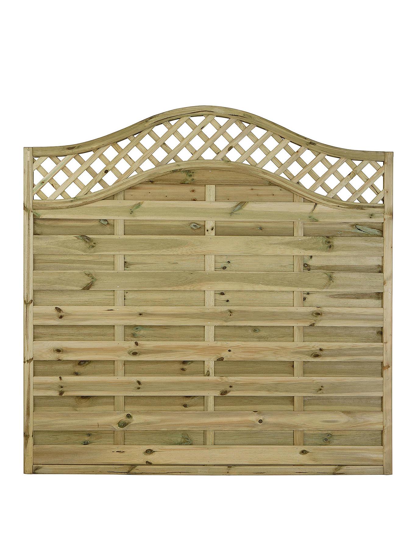 FOREST Garden Prague Large Fence Panels 1.8 x 1.8m High (3 Pack) FOREST Garden Prague Large Fence Panels 1.8 x 1.8m High (3 Pack)