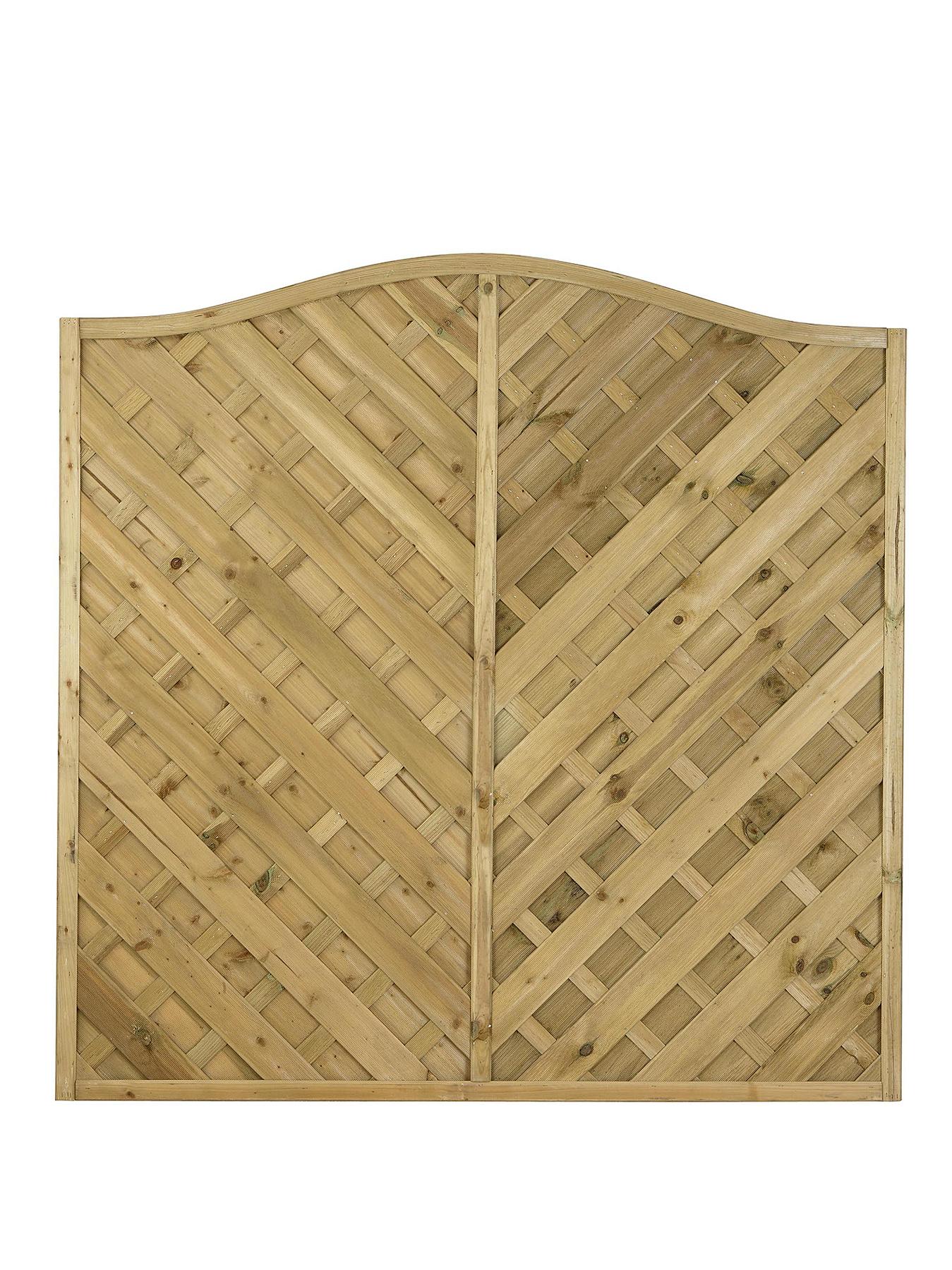 FOREST Garden Strasburg Fence Panels 1.8 x 1.8m High (3 Pack) FOREST Garden Strasburg Fence Panels 1.8 x 1.8m High (3 Pack)